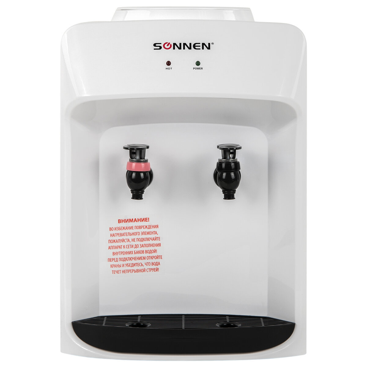 Изображение товара Настольный водонагреватель кулер Sonnen TSH-02T без охлаждения белый