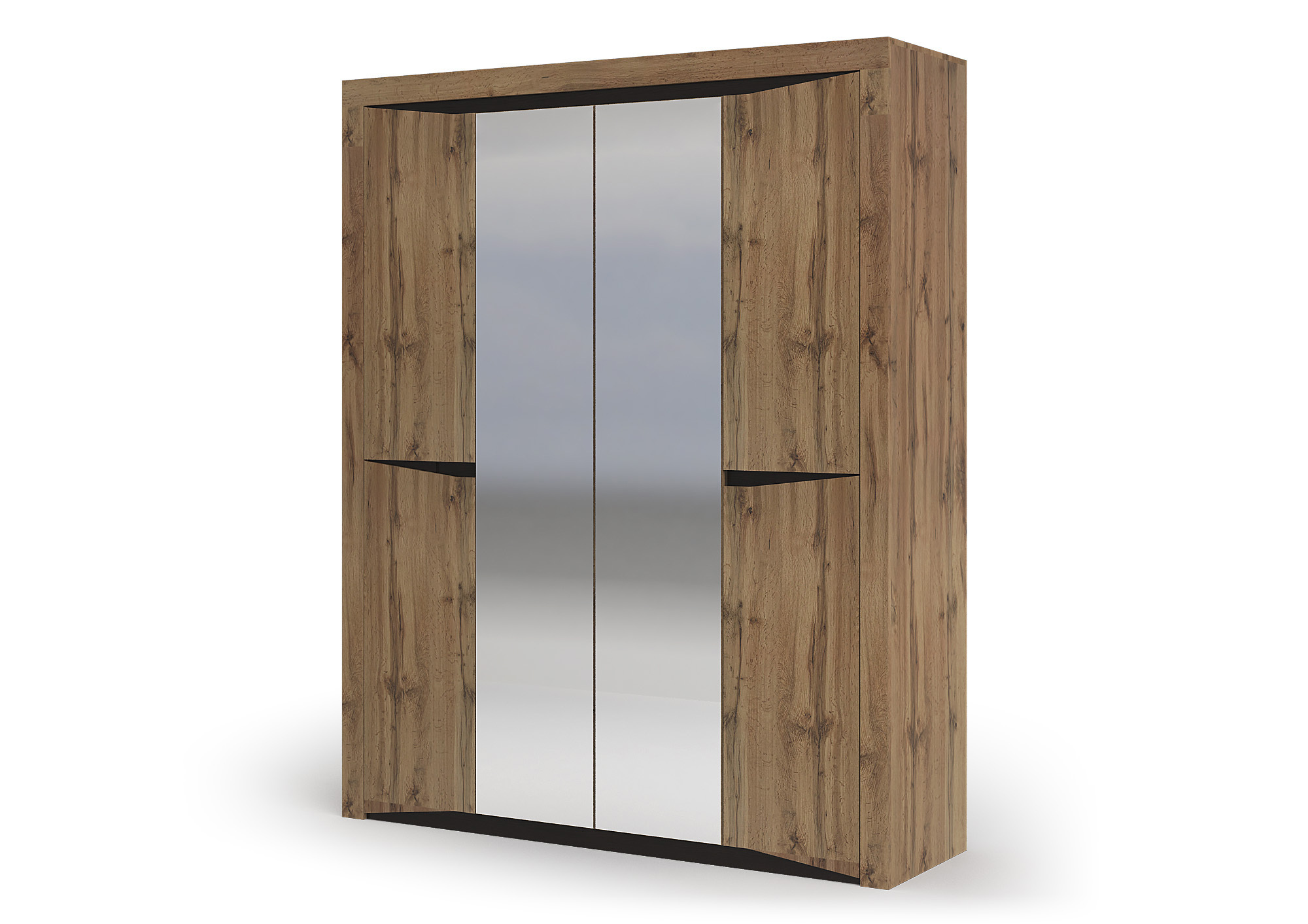 Изображение товара Шкаф распашной Стендмебель 178x220x53.2 см ЛДСП цвет дуб крафт золотой