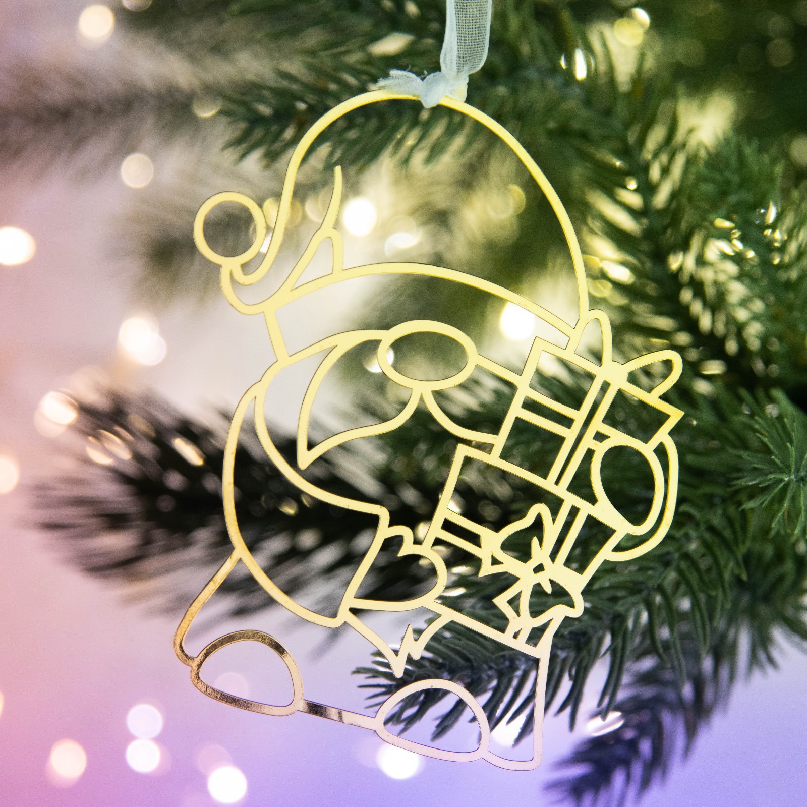 Изображение товара Елочная игрушка Гном Зимнее волшебство 9626480 9.8 см разноцветный