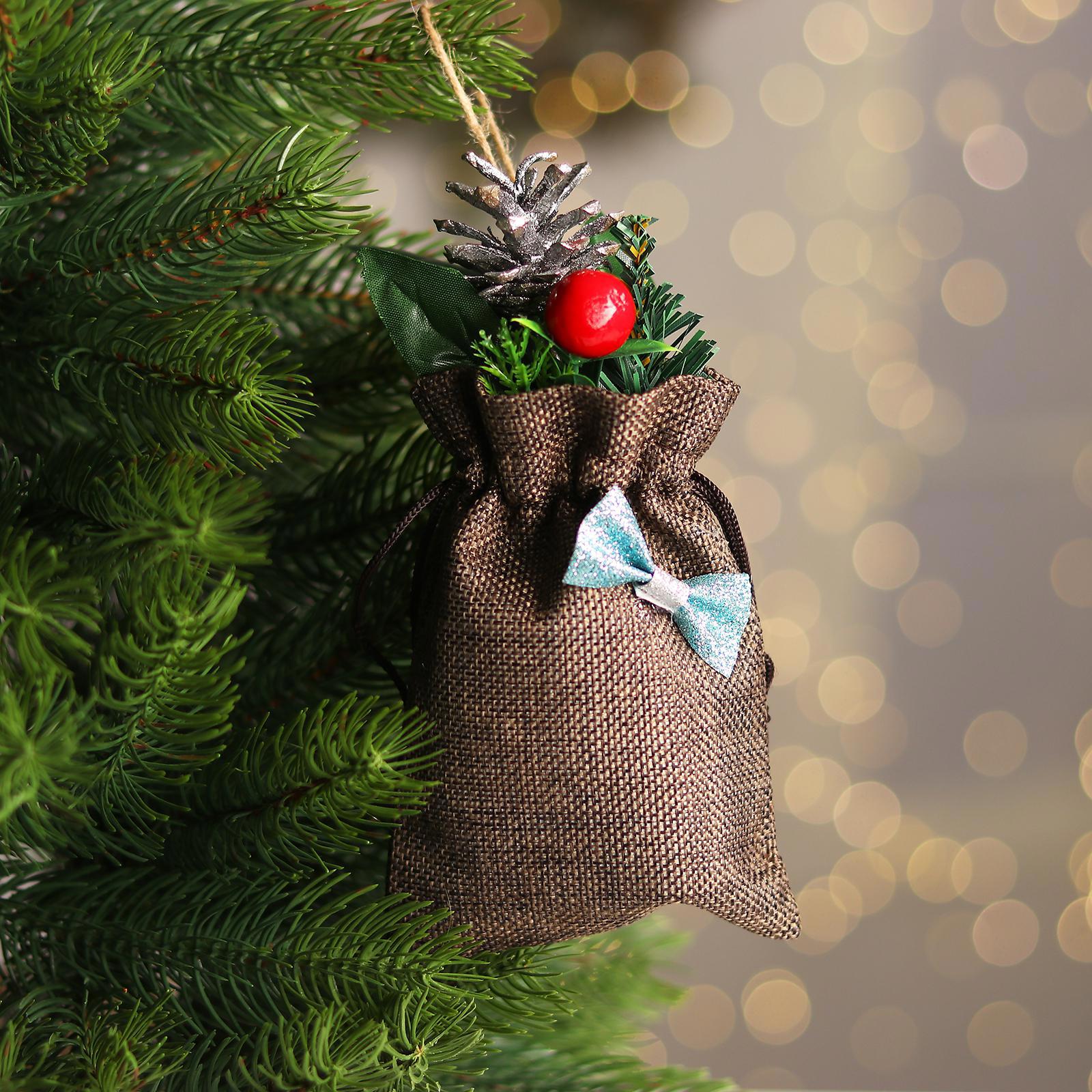 Изображение товара Елочная игрушка В мешочке Лесная мастерская 7369399 зеленый