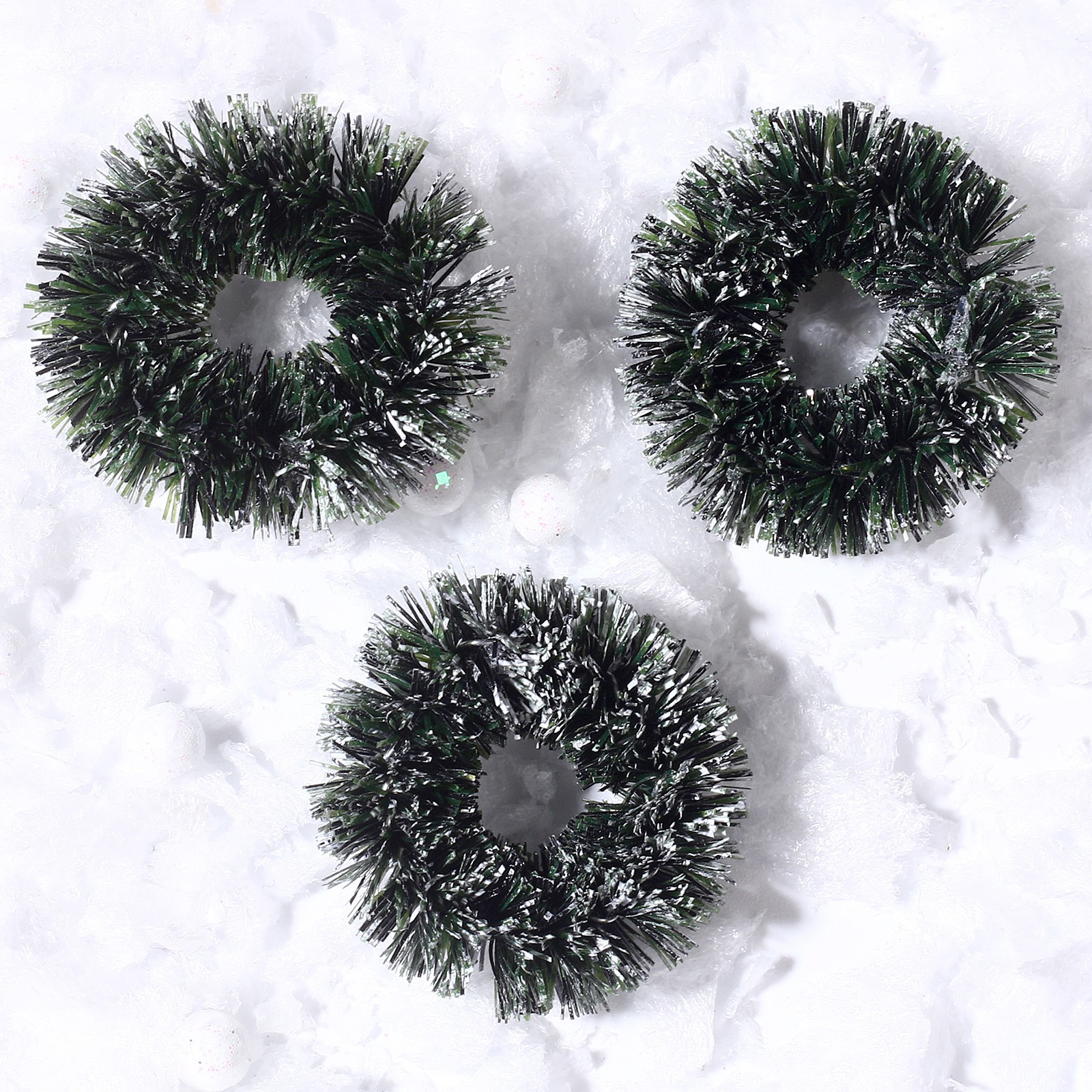 Изображение товара Декоративный предмет Зимнее волшебство 9563495 ø 3 см с декором3 шт