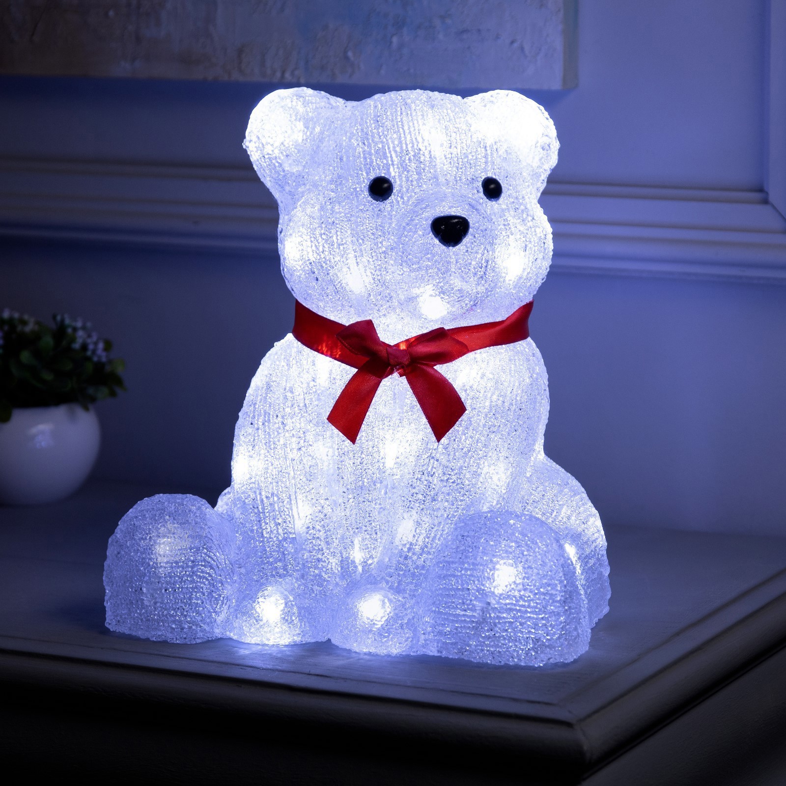 Изображение товара Светящаяся электрическая фигура Мишка для дома Luazon lighting h 2 см разноцветный