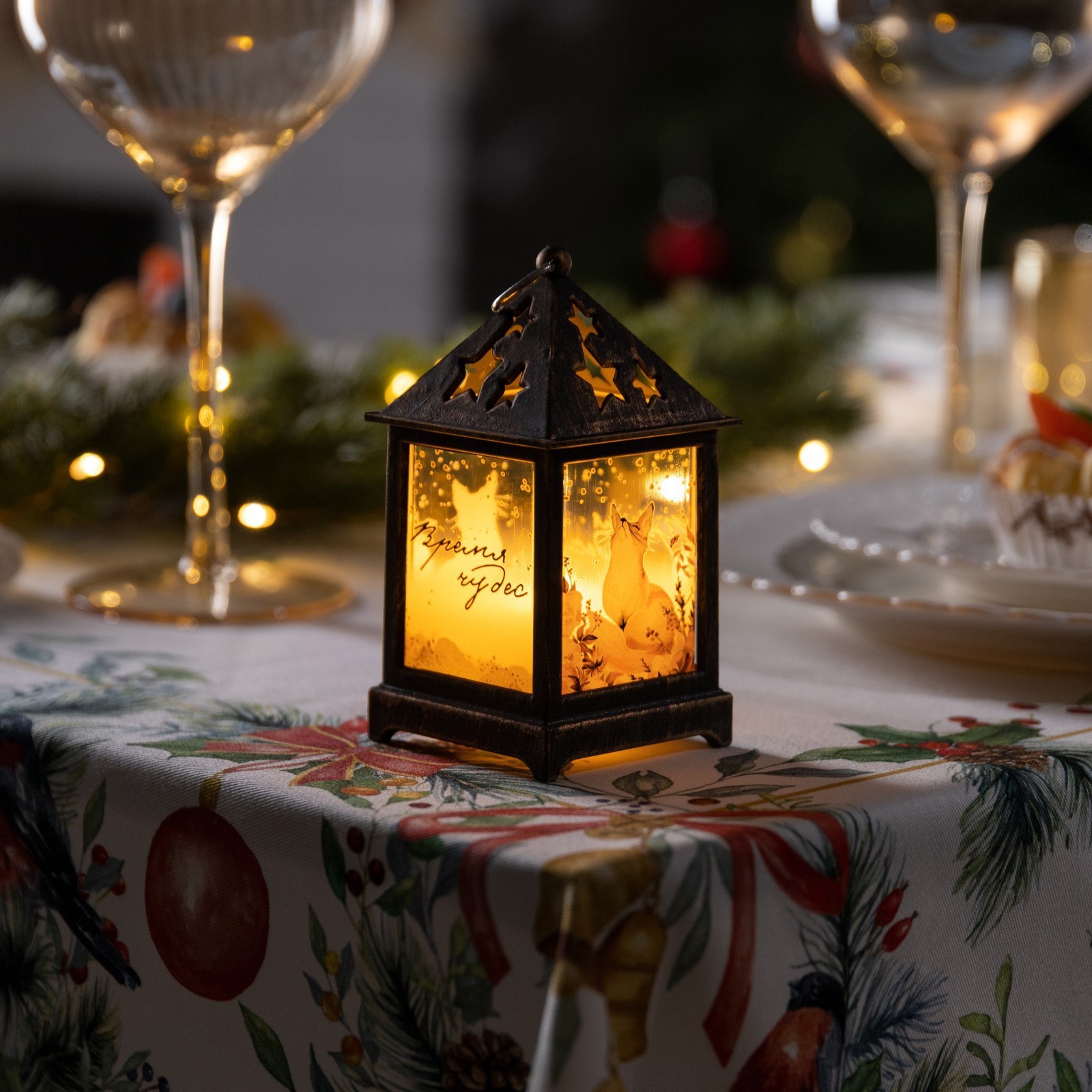 Изображение товара Светящийся электрический фонарь с лисой Luazon Lighting