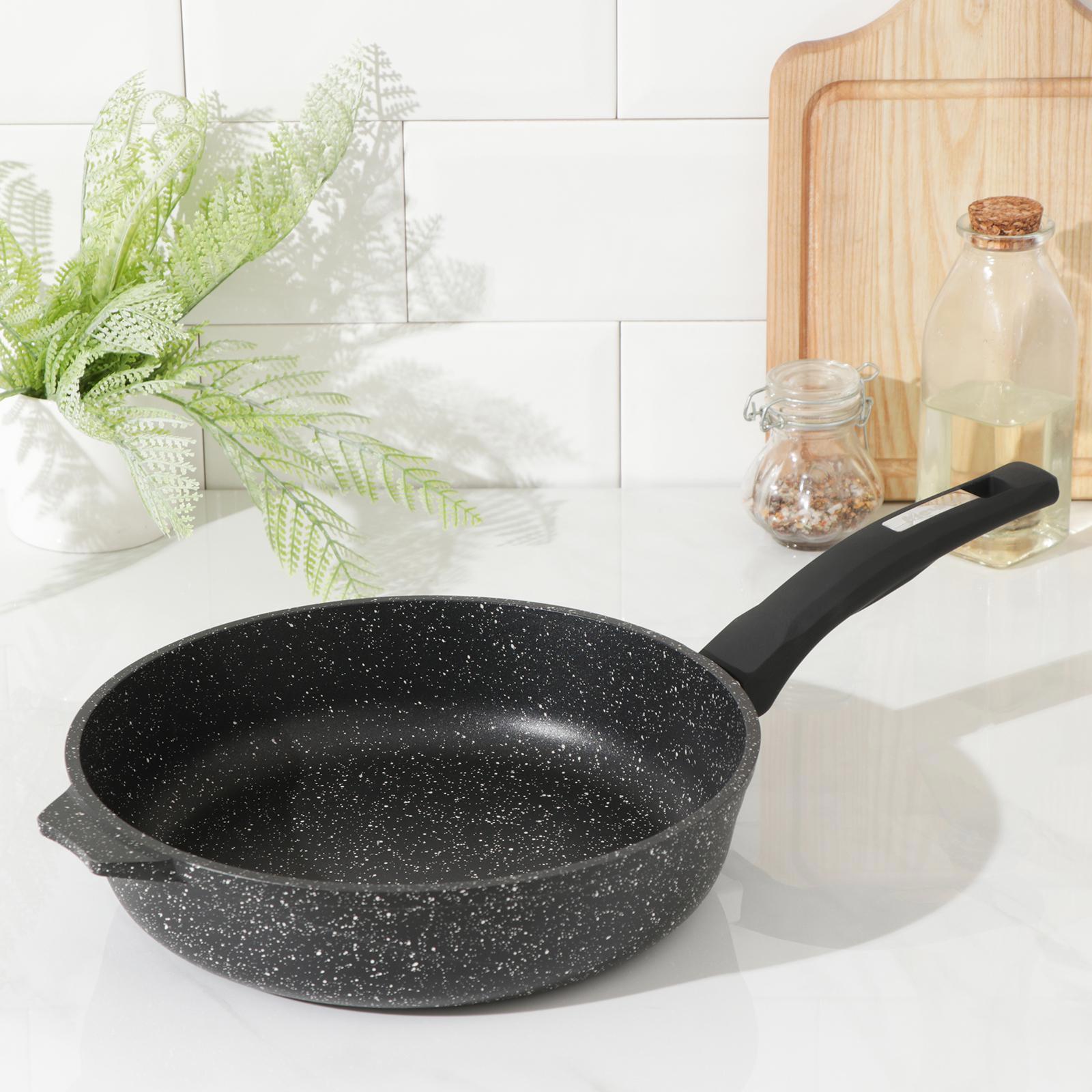 Изображение товара Сковорода Мечта 7162126 26 см без крышки алюминий литой цвет черный