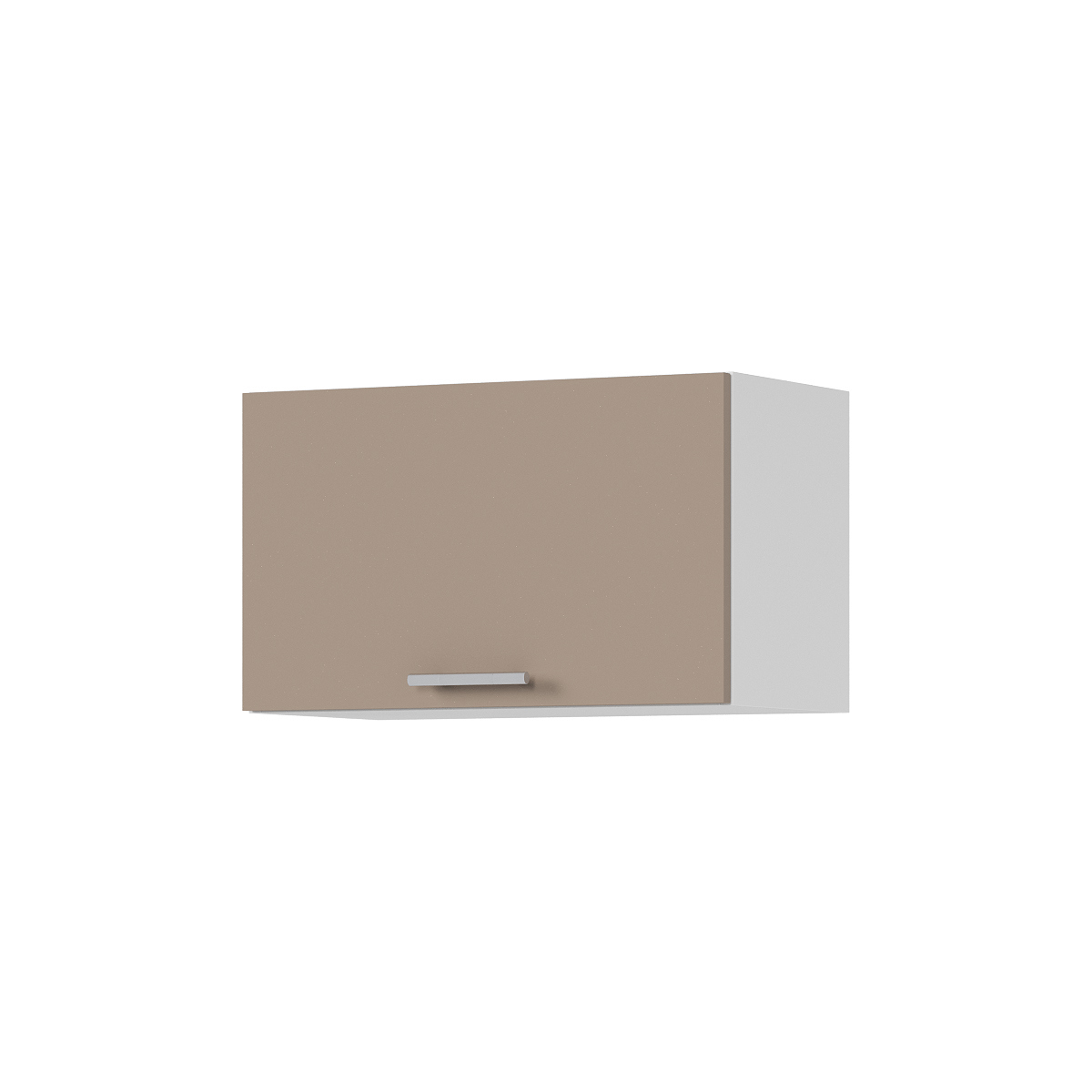 Изображение товара Навесной шкаф Стендмебель Ксения 60x35.8x31.4 см ЛДСП цвет белый/кофе с молоком