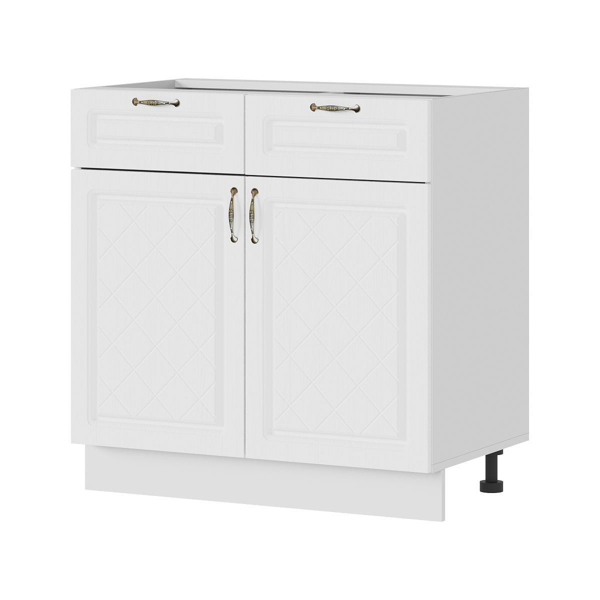 Изображение товара Напольный шкаф с ящиком Стендмебель Модена 80x84x47.4 см белый дуб