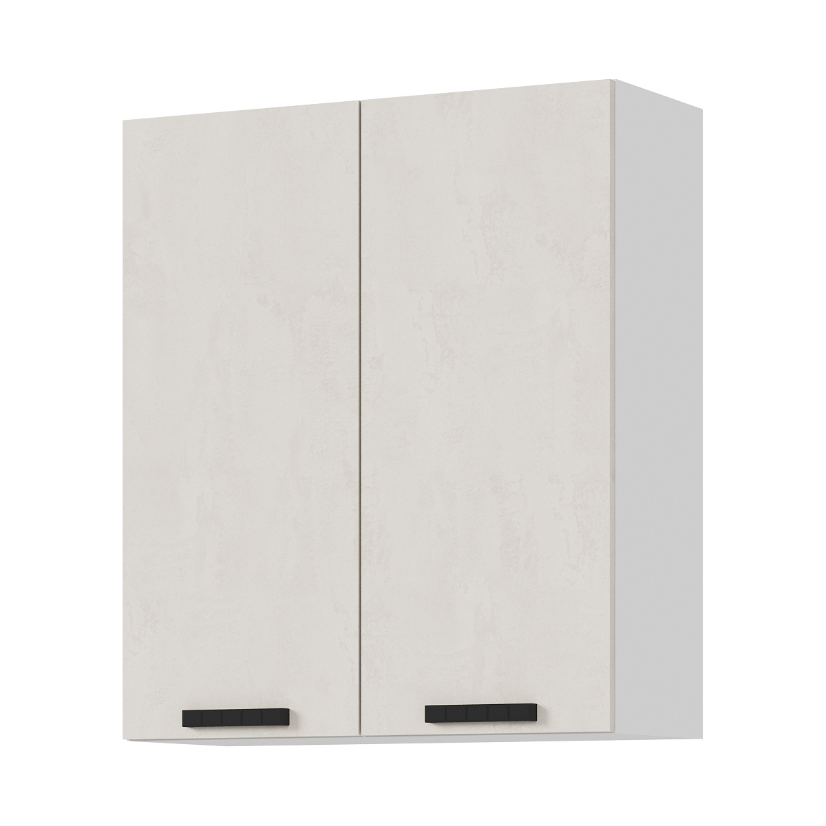Изображение товара Навесной шкаф Стендмебель Пасаденна 80x92x31.4 см ЛДСП цвет белый/шелковый камень
