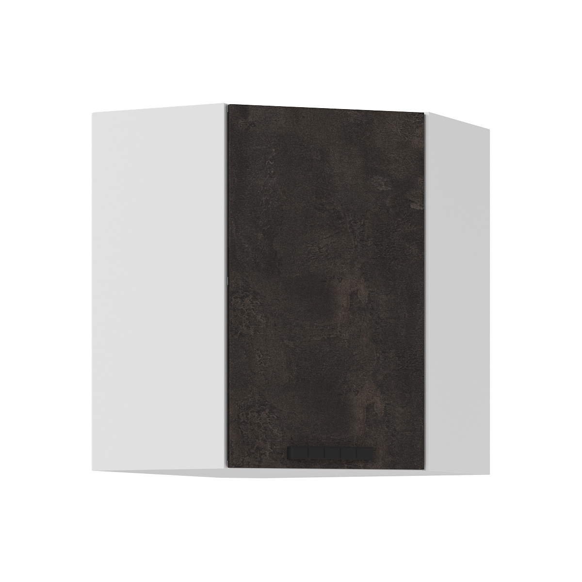 Изображение товара Навесной шкаф Стендмебель Пасаденна 60x71.6x60 см ЛДСП цвет белый/угольный камень