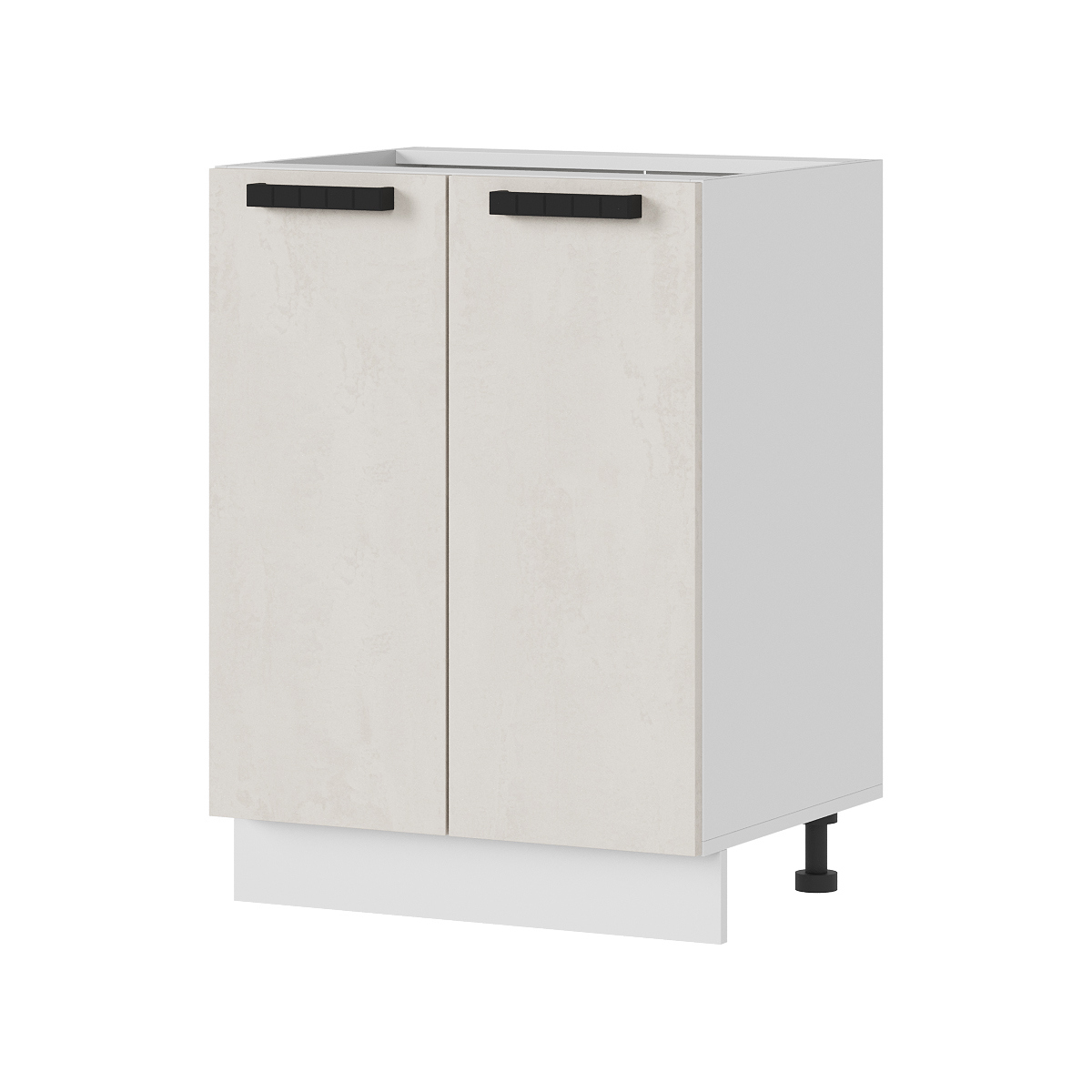 Изображение товара Напольный шкаф Пасаденна 60x84x47.4 см из ЛДСП белый шелковый камень