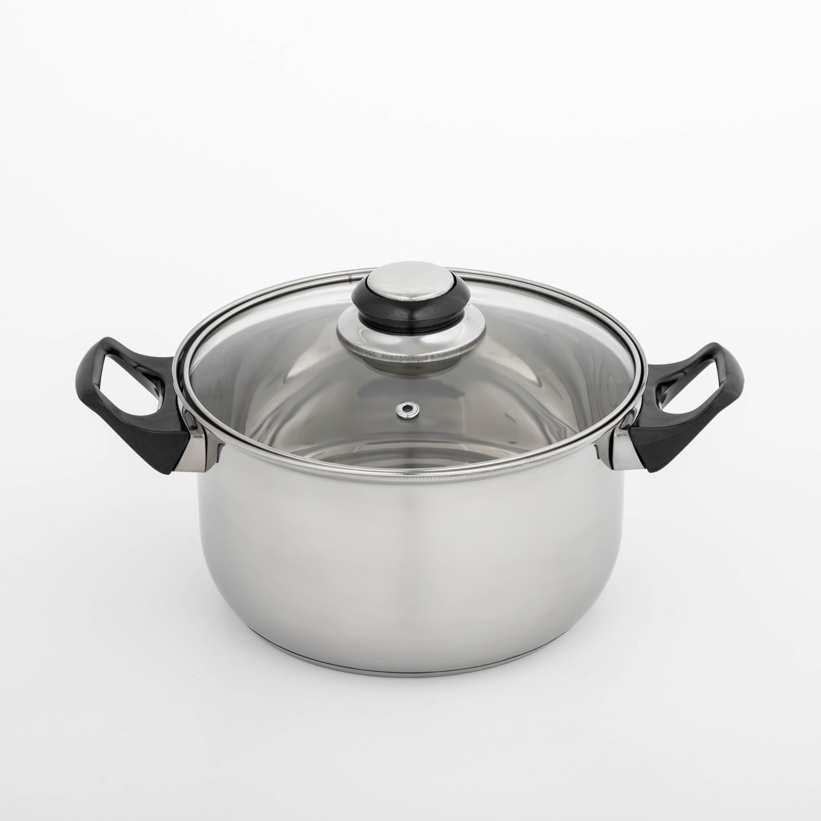 Изображение товара Кастрюля 2.2 л без крышки Доляна из нержавеющей стали серебристая