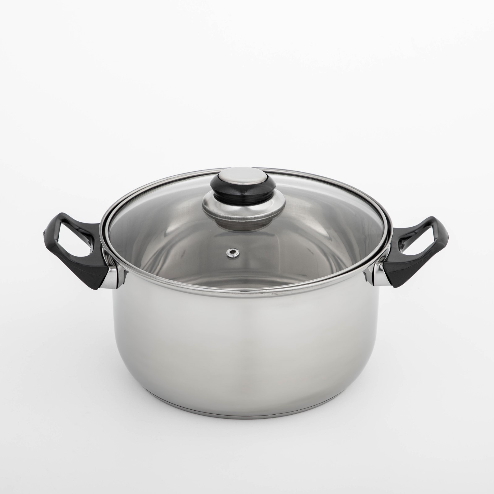 Изображение товара Кастрюля 3 л без крышки Доляна Черная ночь нержавеющая сталь цвет серебристый