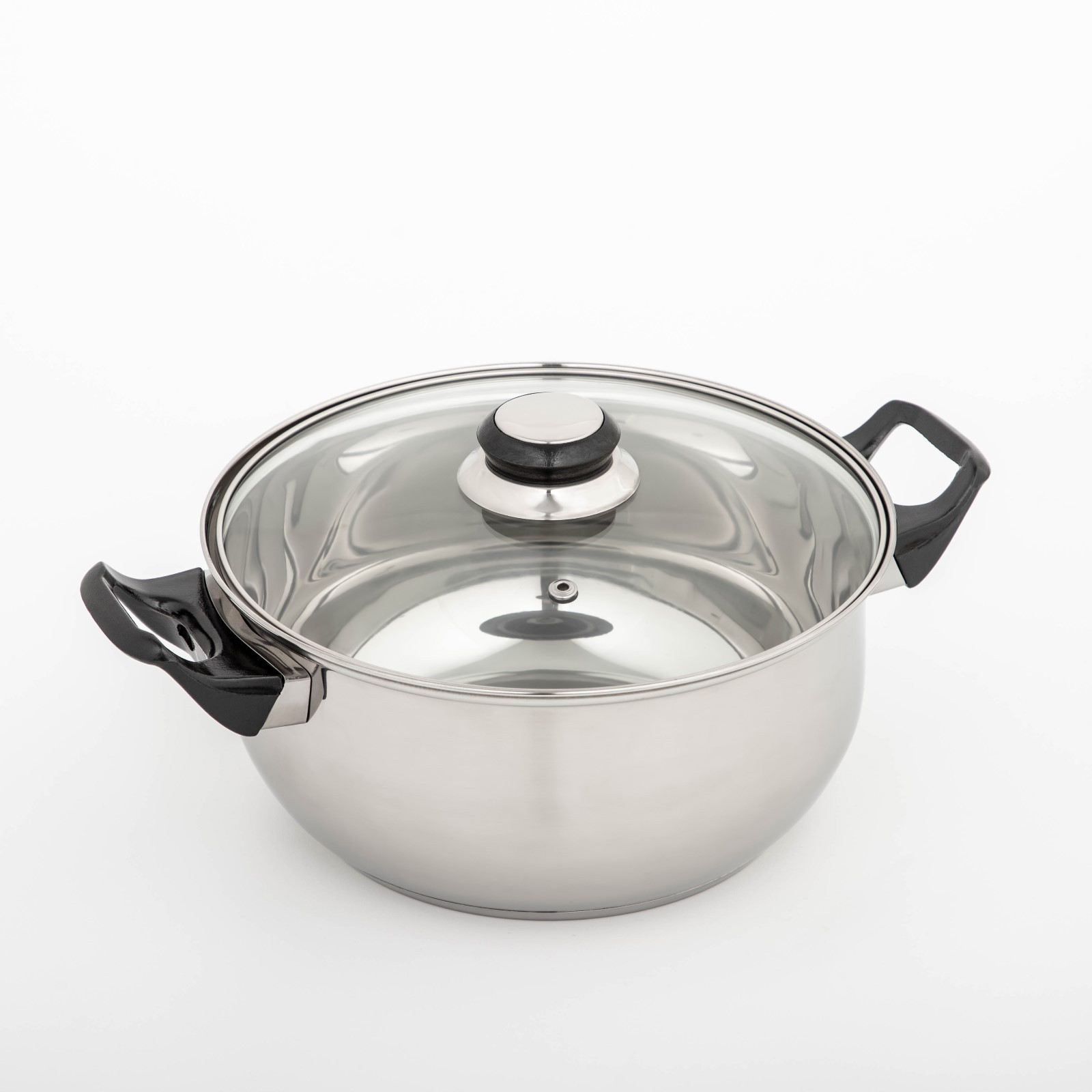 Изображение товара Кастрюля из нержавеющей стали 3.7 л ASTELL с стеклянной крышкой