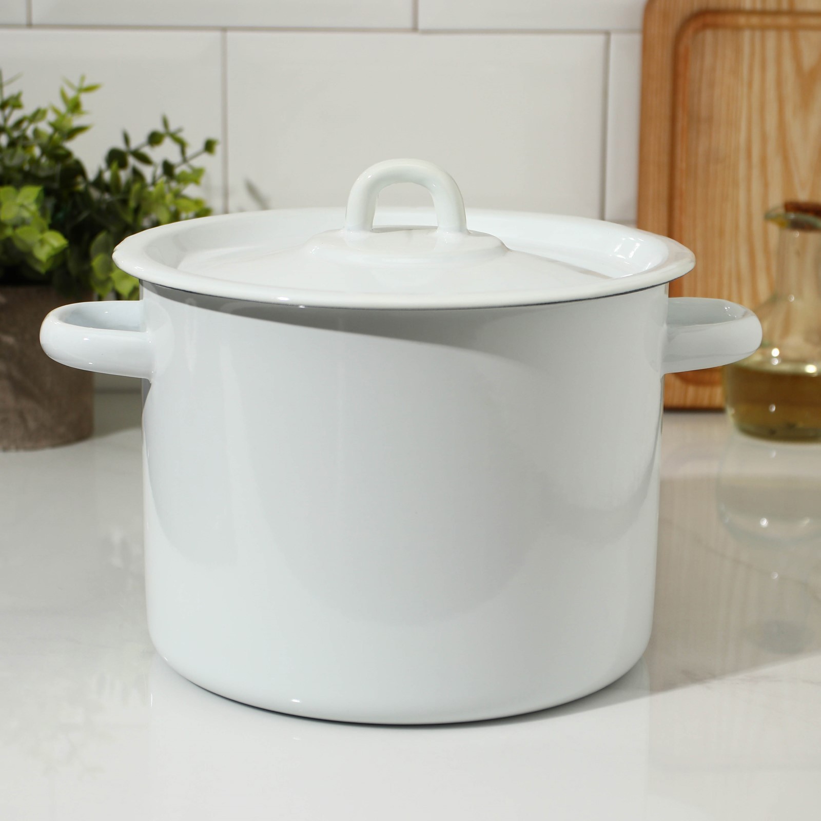 Изображение товара Эмалированная кастрюля 3.5 л с крышкой Сибирские товары