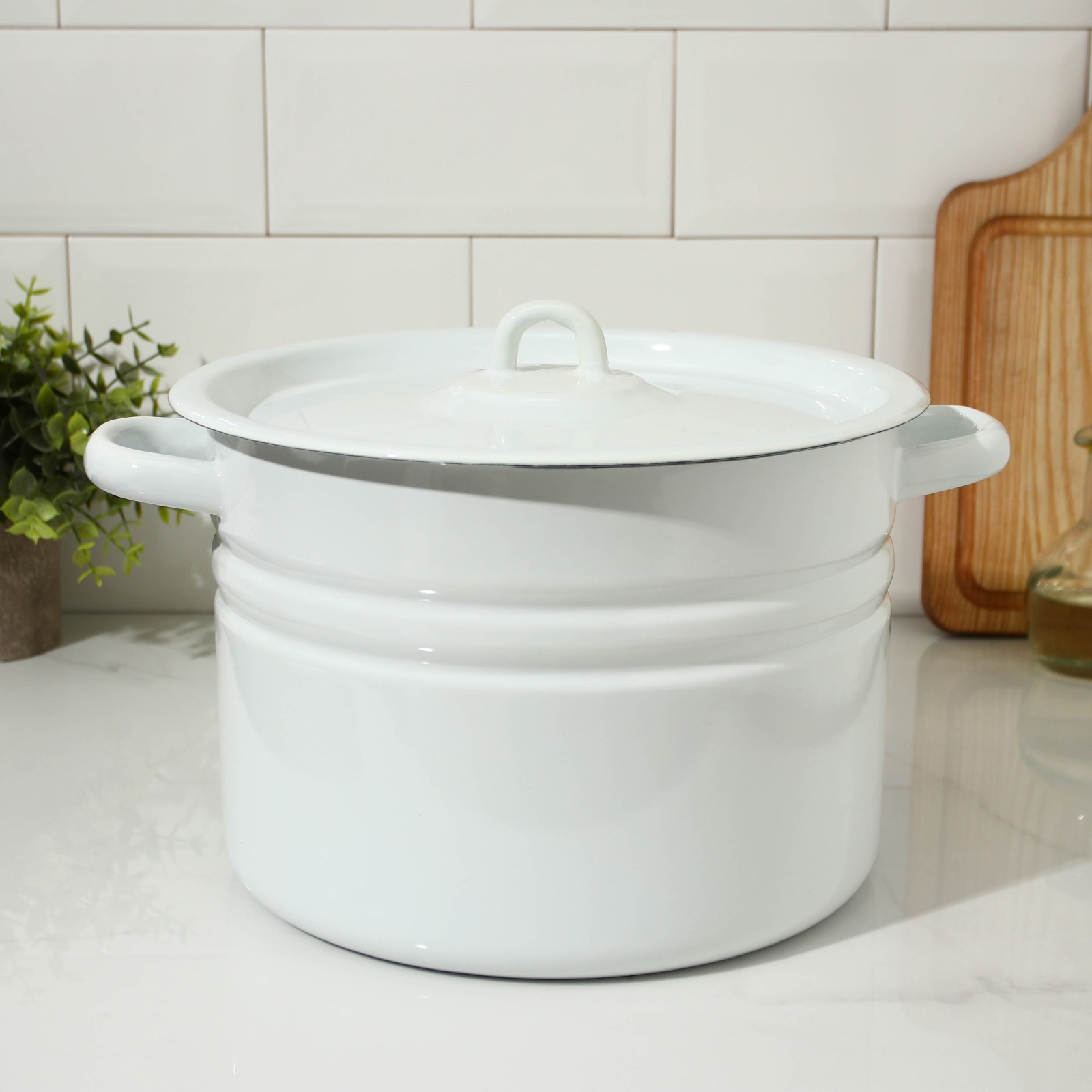 Изображение товара Эмалированная кастрюля 8 л без крышки Сибирские товары Россия