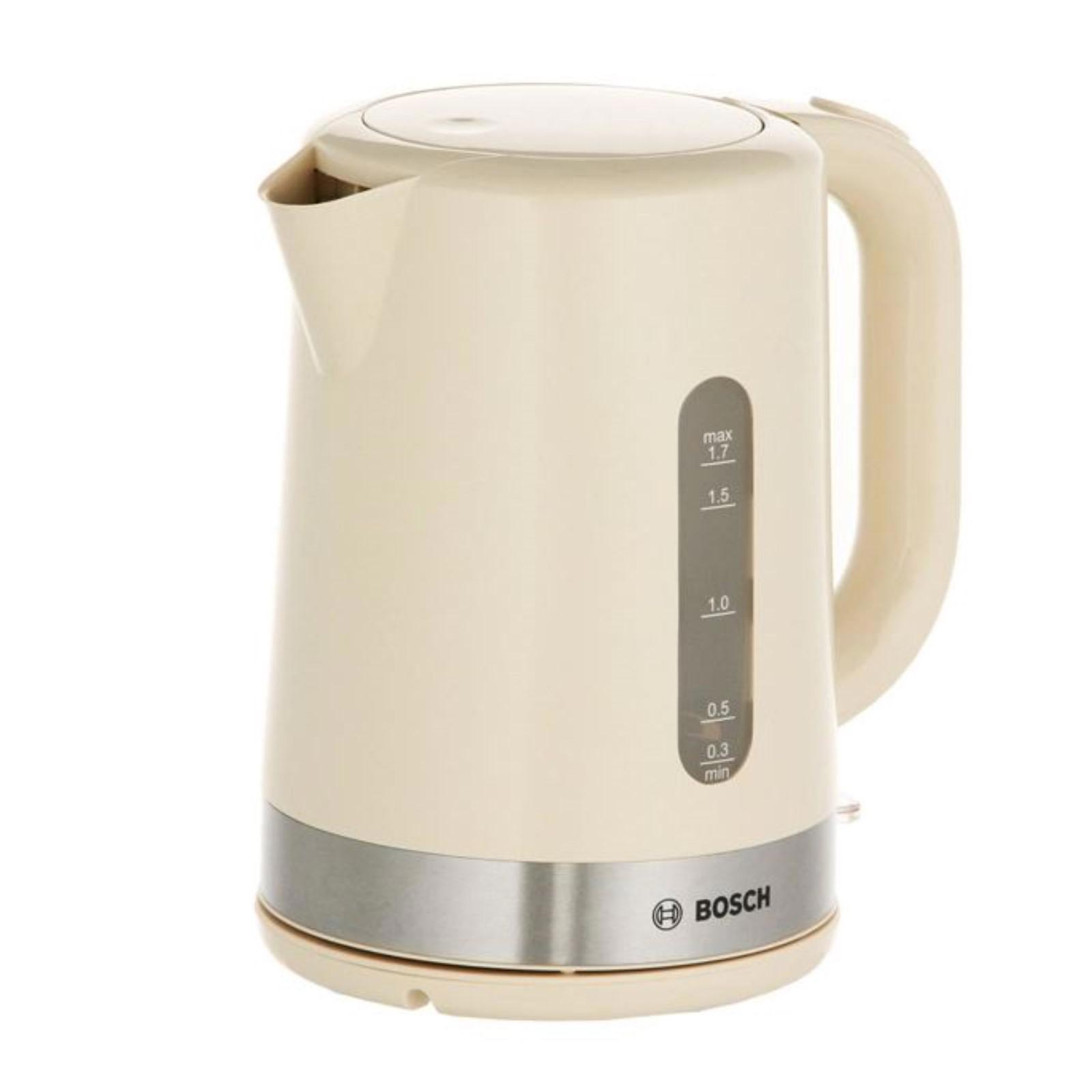 Изображение товара Электрический чайник Bosch 6775878 1.7 л бежевый пластик с функцией поддержки температуры