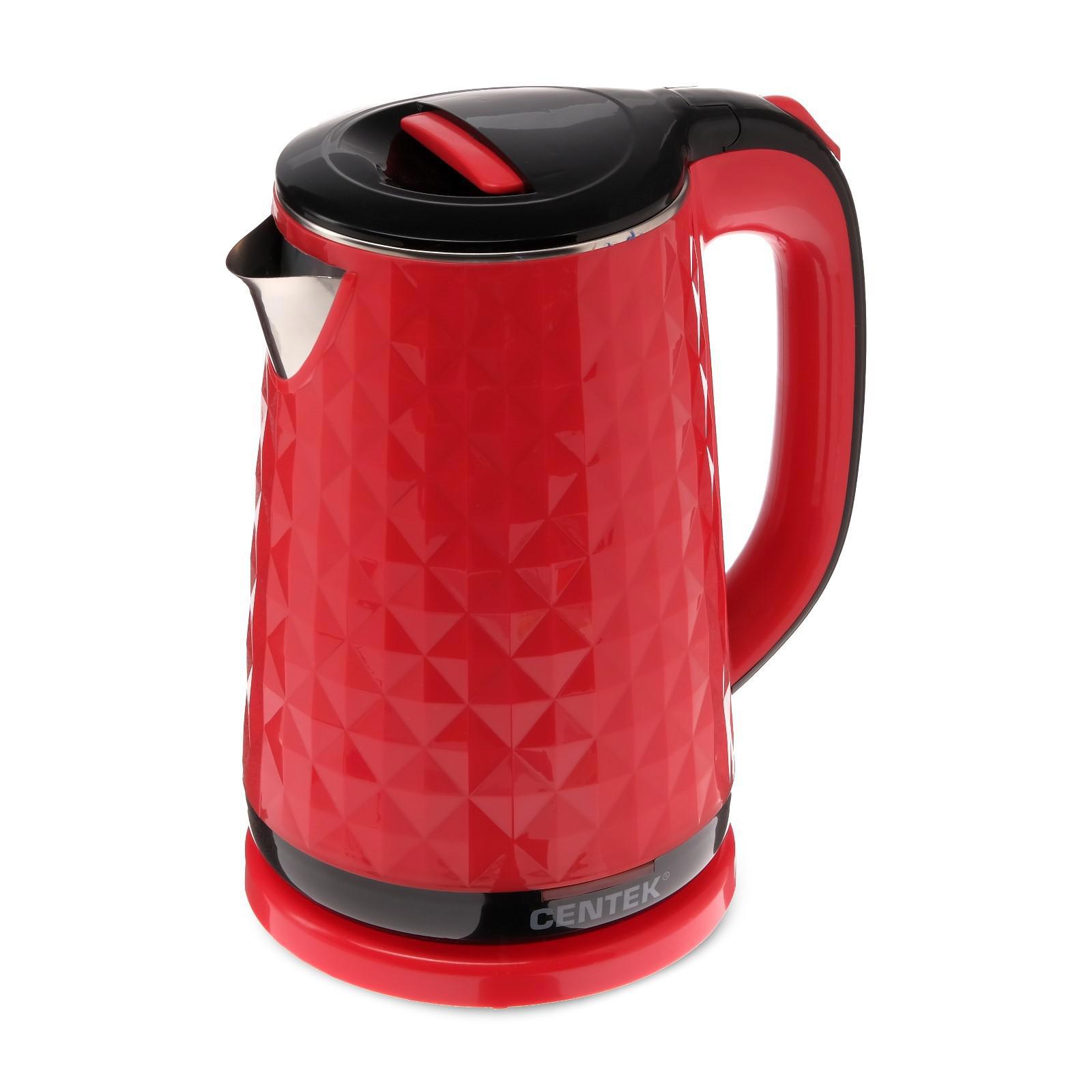 Изображение товара Электрический чайник Centek 5129557 1.8 л металл цвет красный