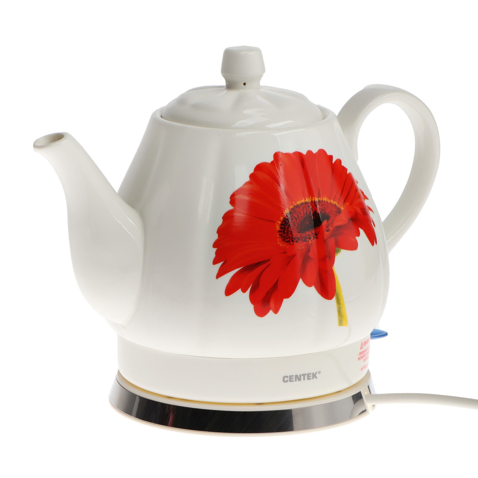 Изображение товара Электрический чайник CENTEK 2342357 2 л белый автоматический система фильтрации