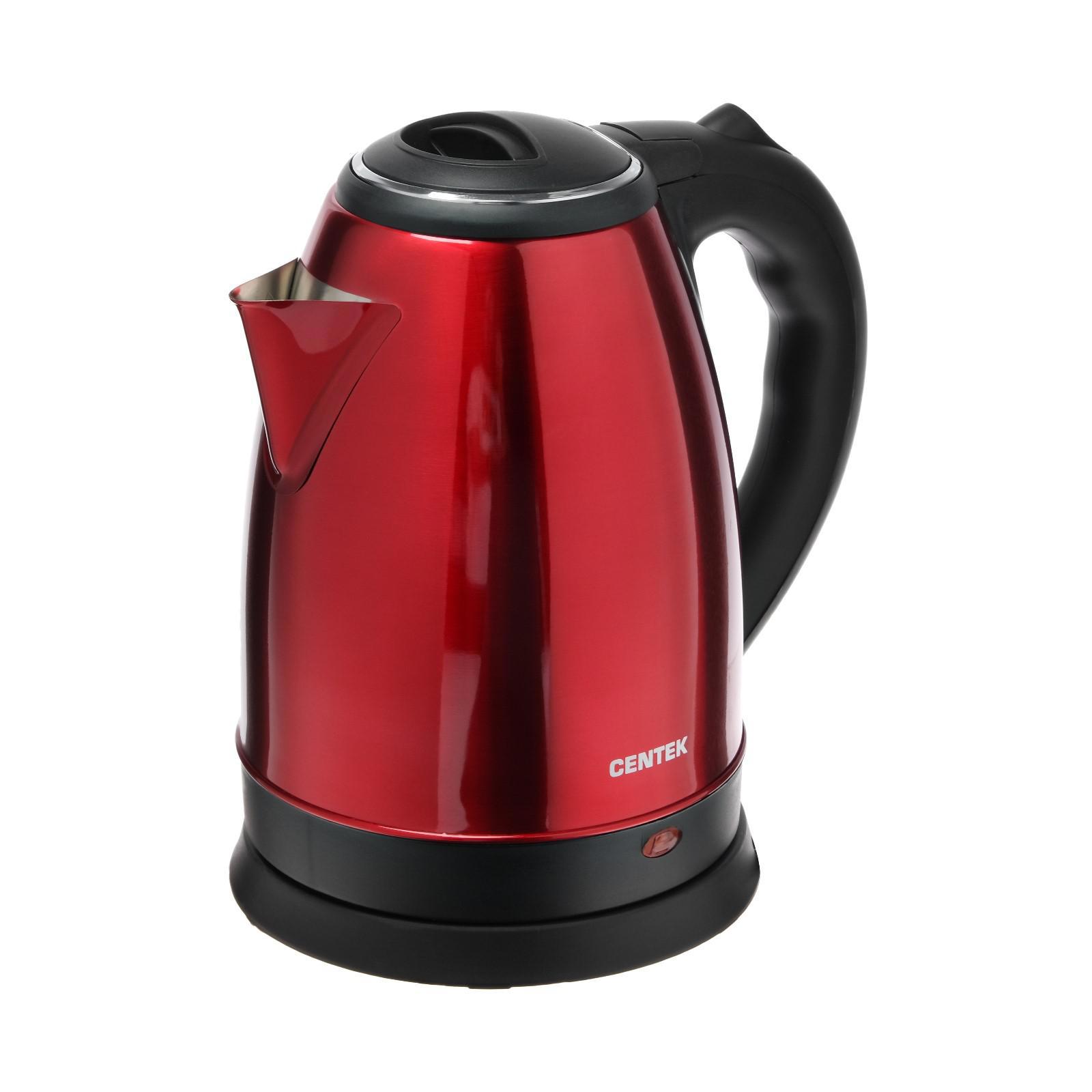 Изображение товара Электрический чайник Centek 2499049 2 л металл красный с автоматическим отключением