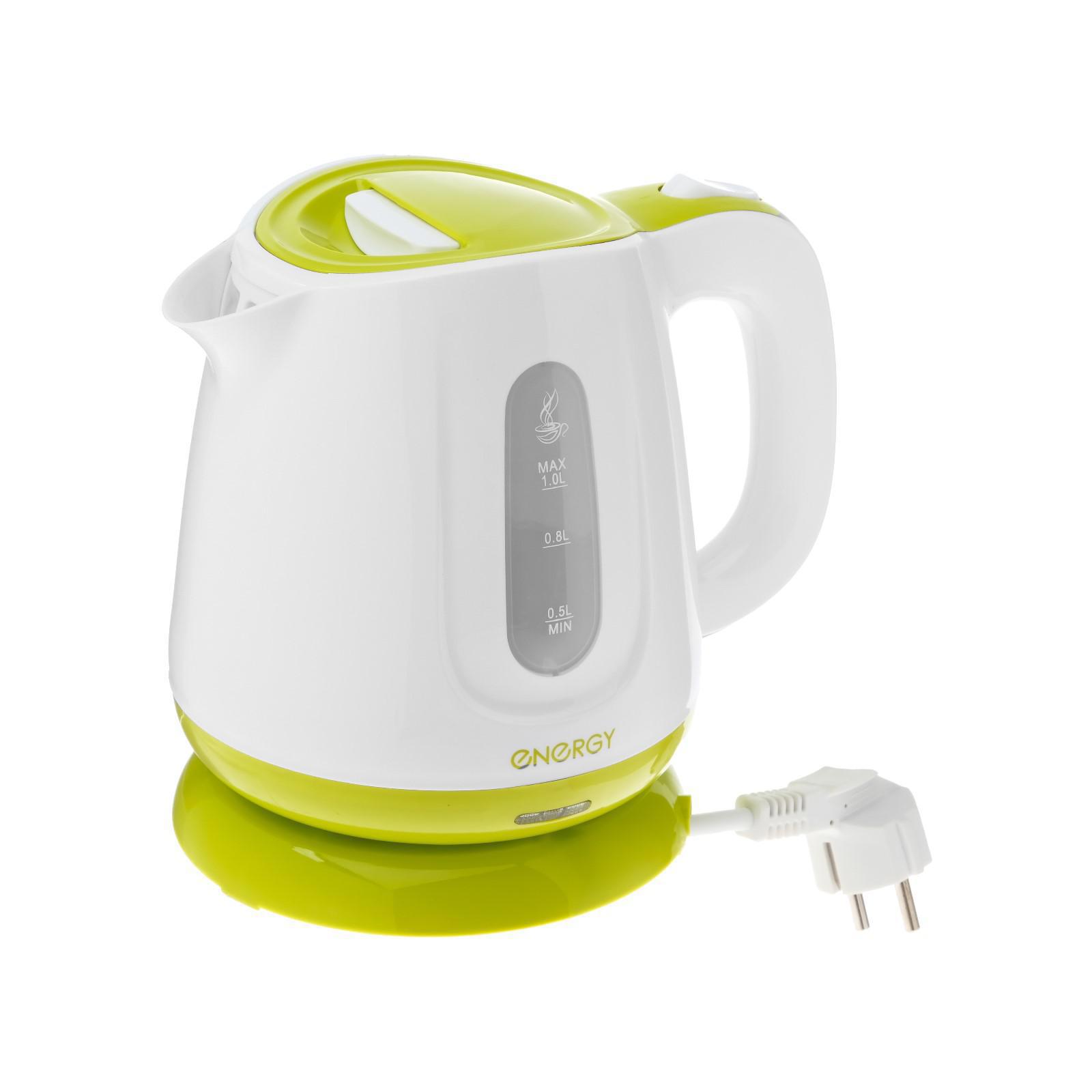 Изображение товара Электрический чайник Energy 5137441 1 л металл цвет белый
