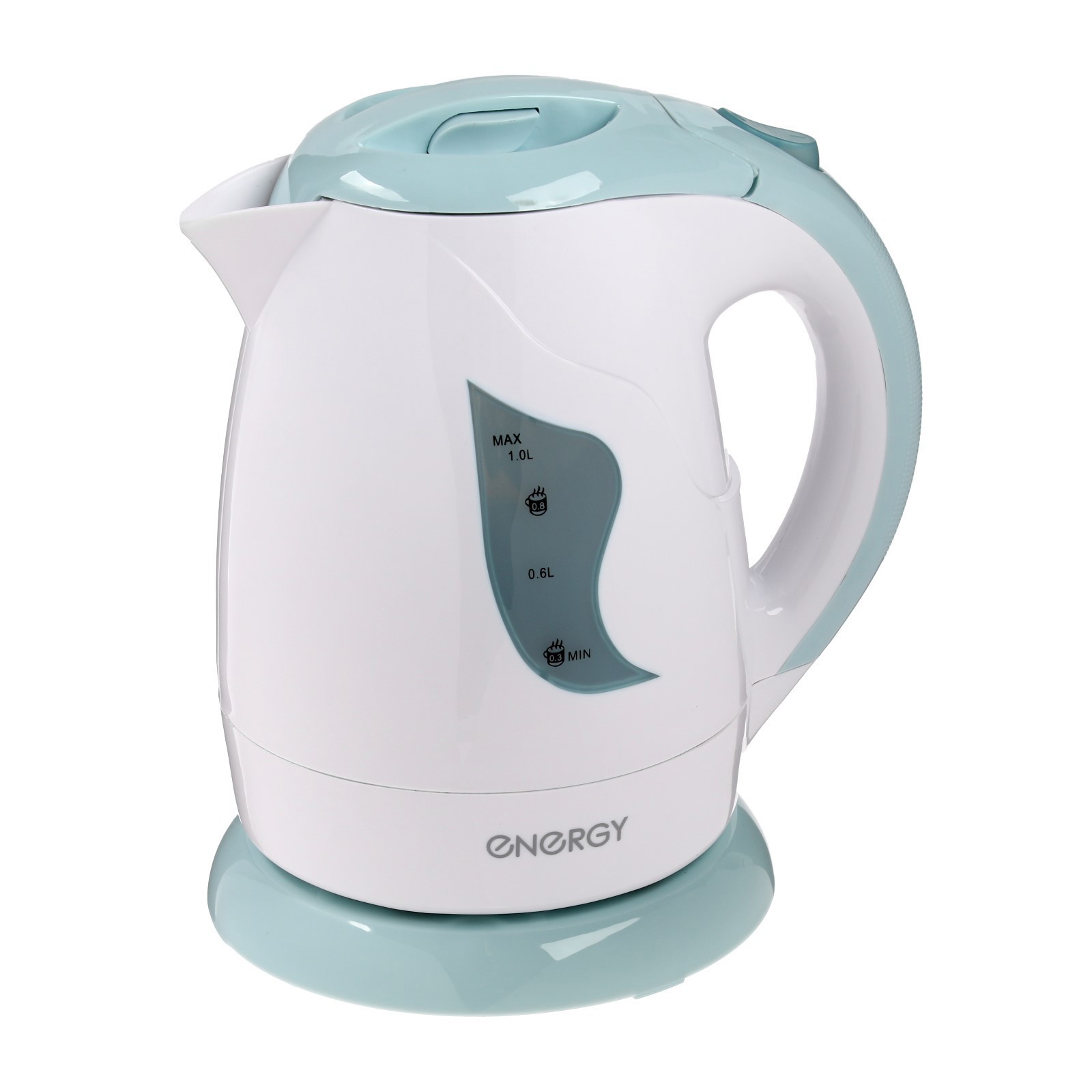 Изображение товара Электрический чайник ENERGY 9364887 1л металл белый с функциями поддержания тепла