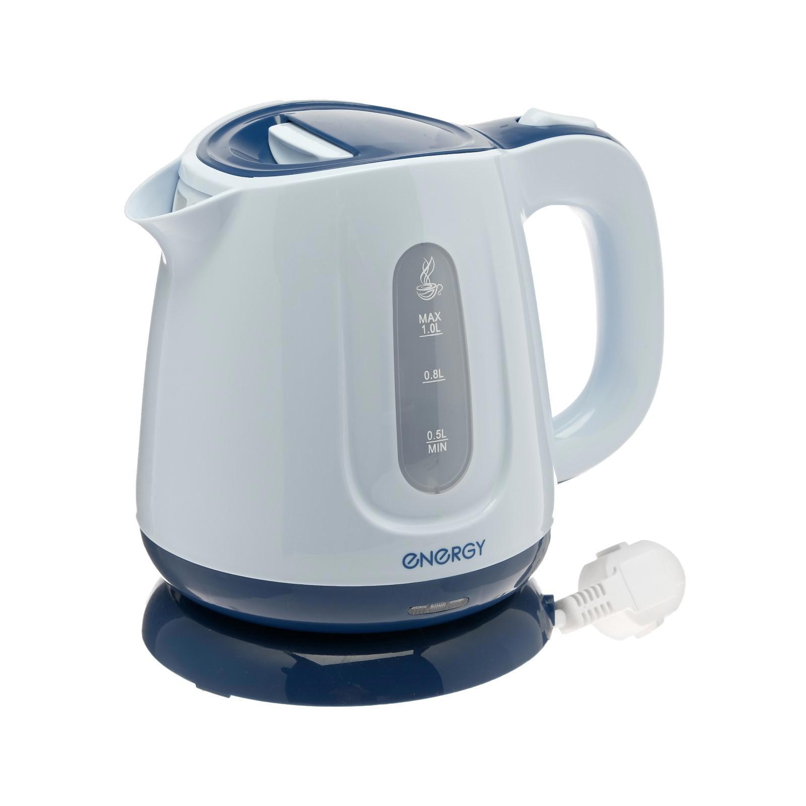 Изображение товара Электрический чайник Energy 6074860 1 л металл цвет белый