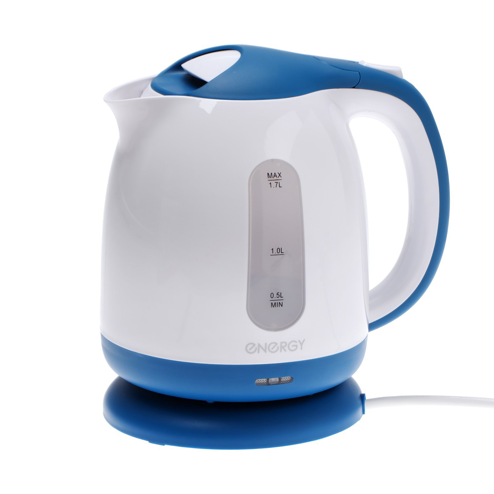 Изображение товара Электрический чайник ENERGY 9193228 1.7 л белый с подсветкой и функцией поддержки тепла