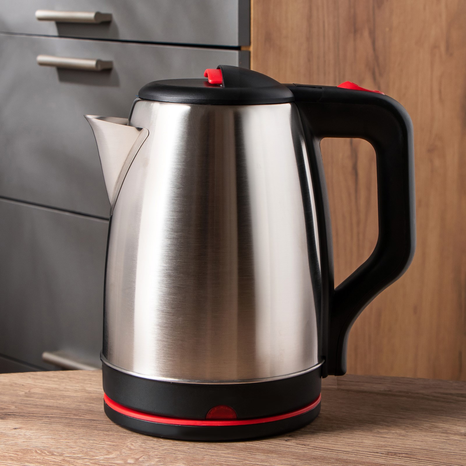 Изображение товара Электрический чайник LUAZON HOME 2 л серебристый с системой фильтрации