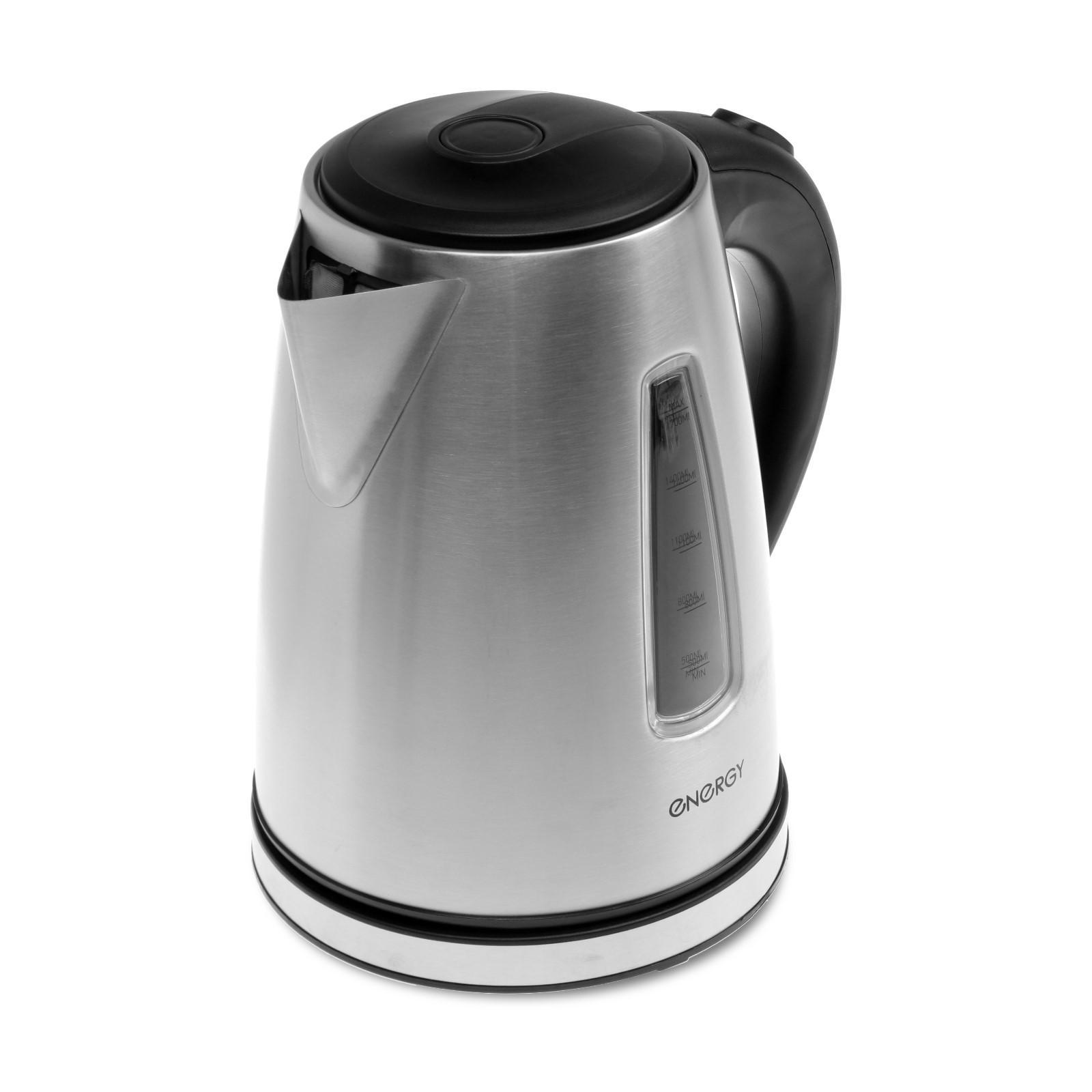 Изображение товара Электрический чайник ENERGY 4964439 1.7 л серебристый с подсветкой, защита от включения без воды