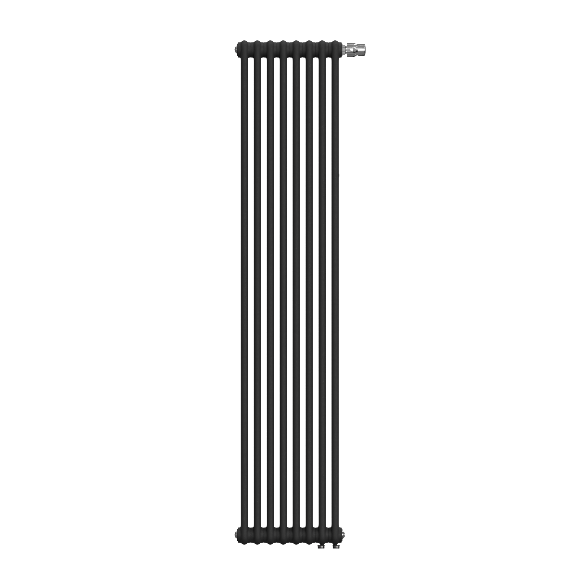 Изображение товара Радиатор трубчатый Rifar Tubog 8 секций для водяного отопления антрацит