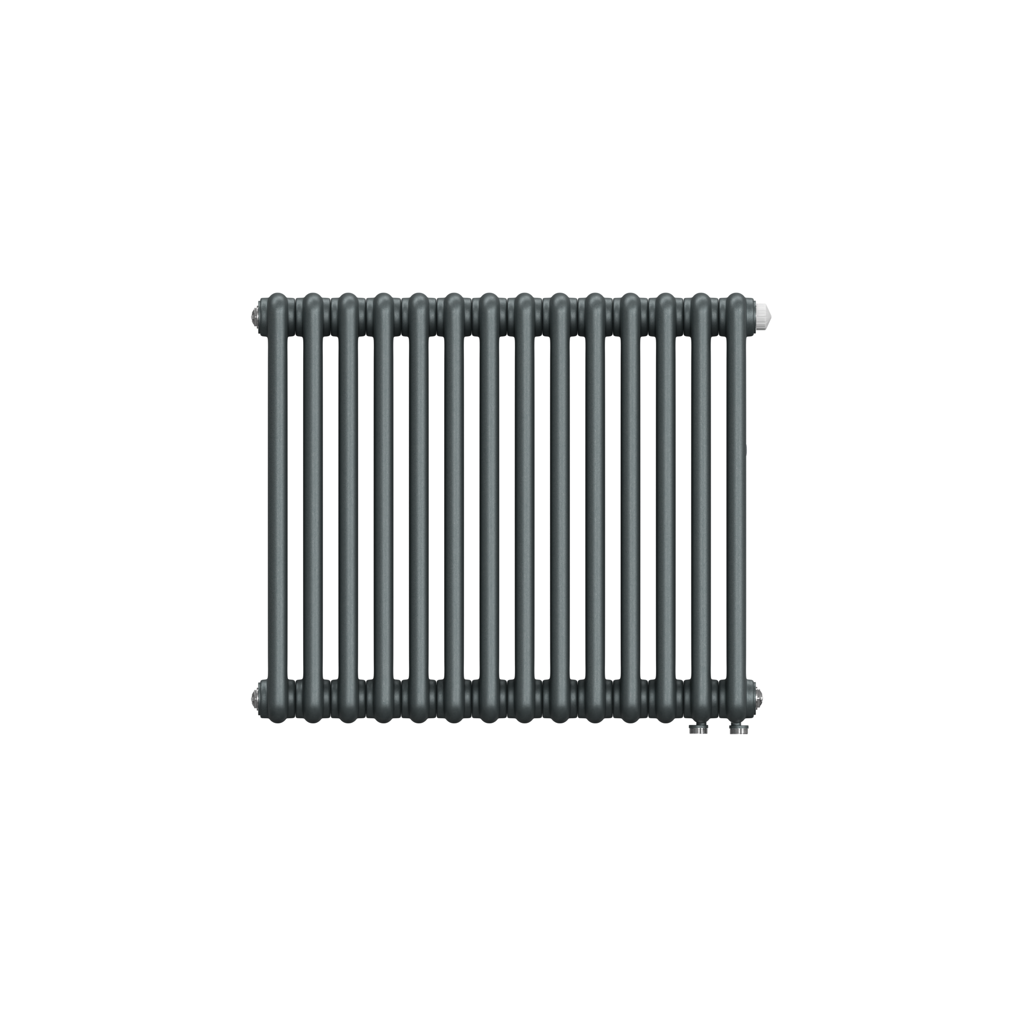 Изображение товара Радиатор трубчатый Rifar Tubog TUB 3057-14 DV1 TI 500/103 14 секций низкое подключение сталь серый