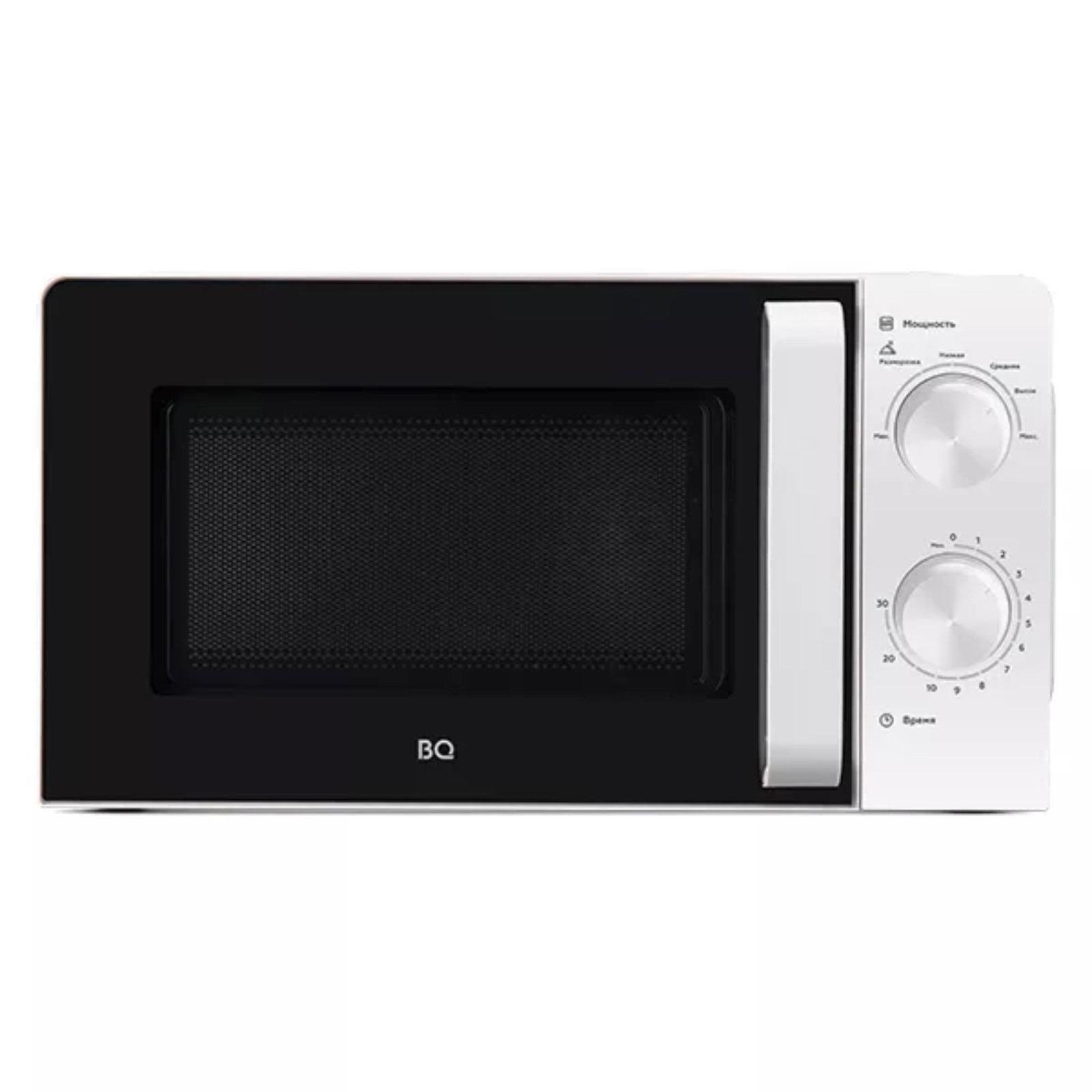 Изображение товара Отдельностоящая микроволновая печь Bq MWO-20004SM/W 20 л 45.6x25.8x37.9 см цвет белый