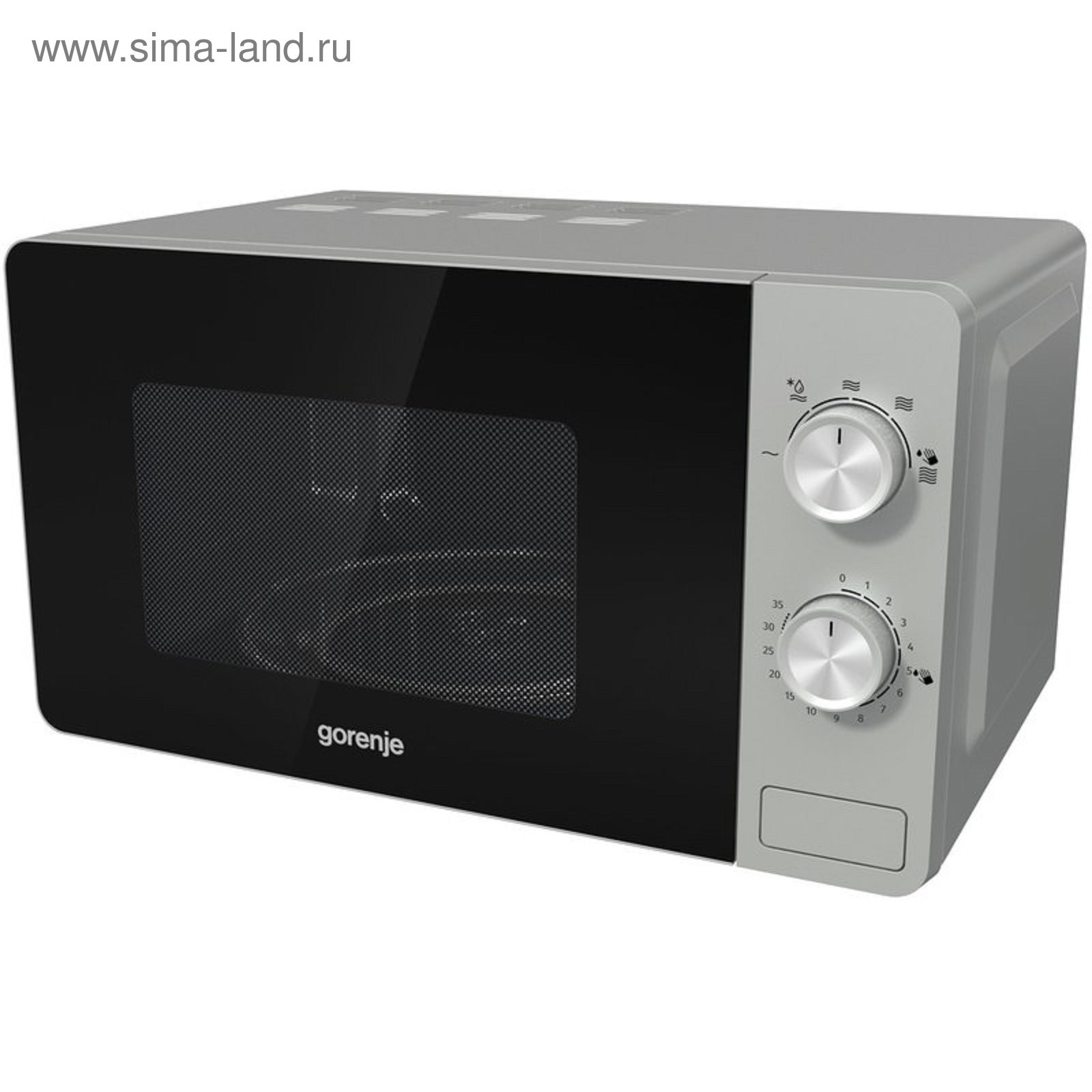 Изображение товара Микроволновая печь Gorenje MO20E1S 20 л 800 Вт серебристая для дома