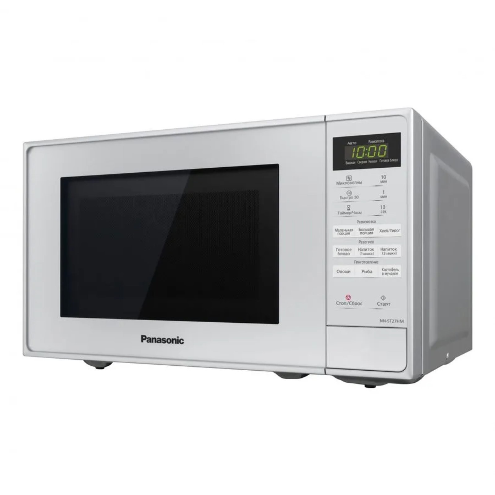Изображение товара Микроволновая печь Panasonic NN-ST27HMZPE 20 л белая, 800 Вт, отдельностоящая