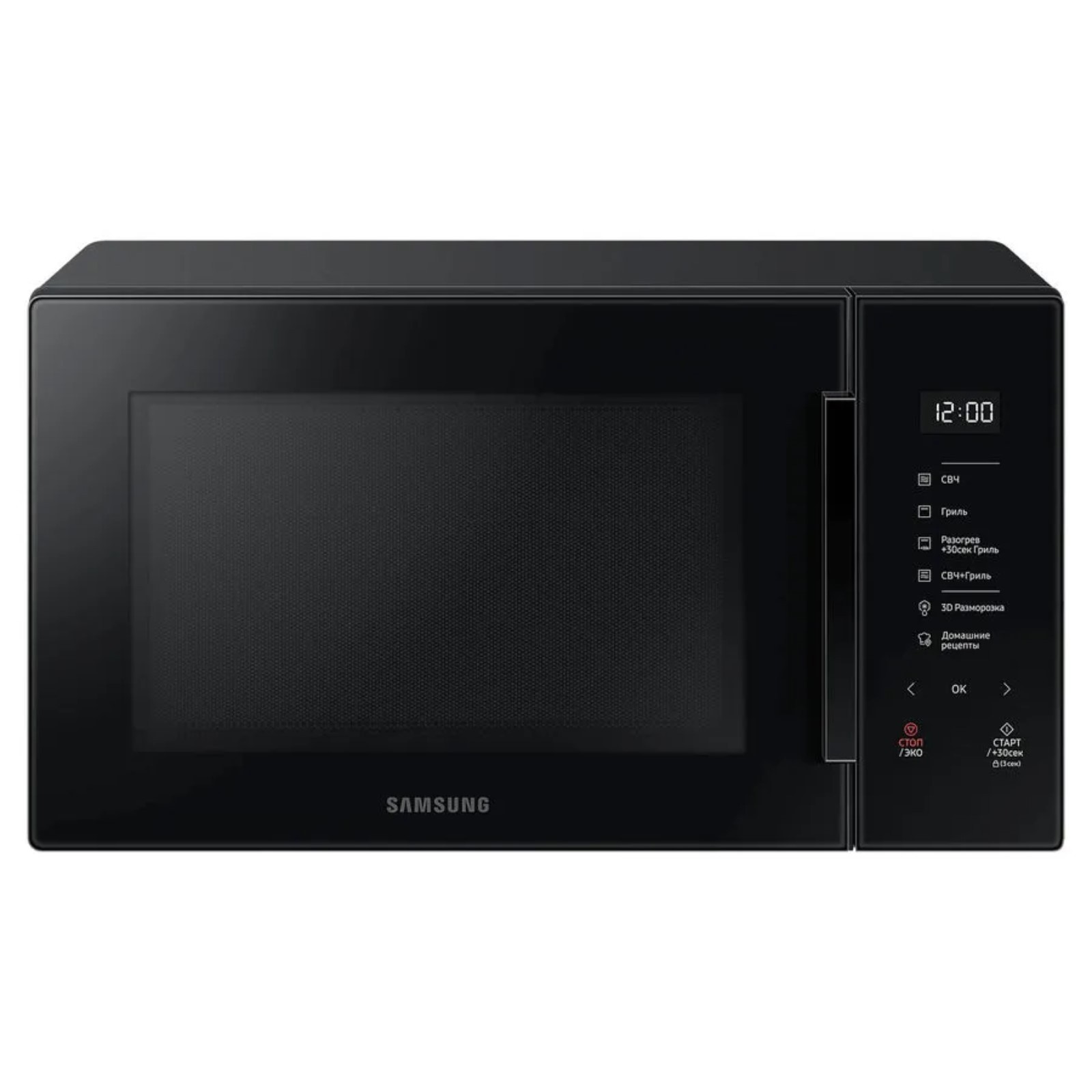 Изображение товара Микроволновая печь Samsung MG30T5018AK/BW 30 л 900 Вт черная отдельностоящая
