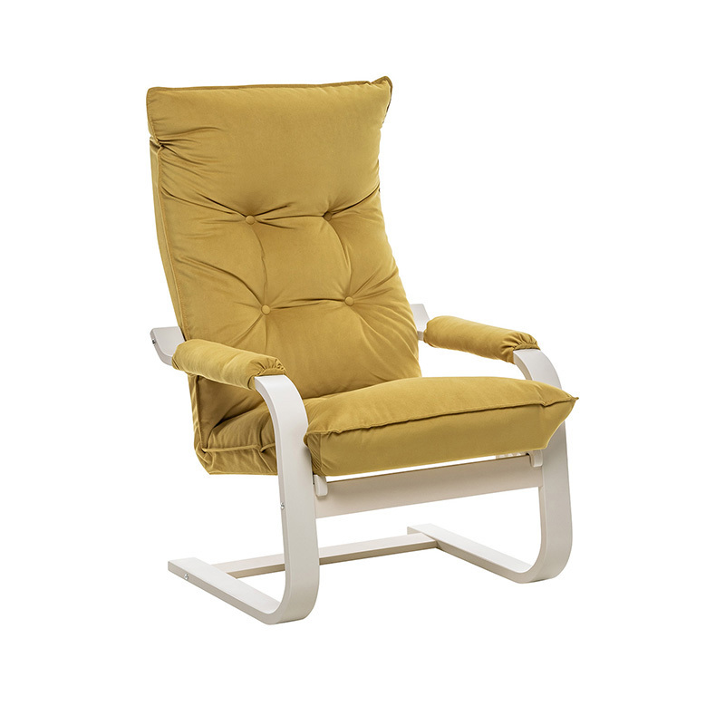 Изображение товара Кресло-раскладушка Оливер из велюра с регулировкой и съемными накладками