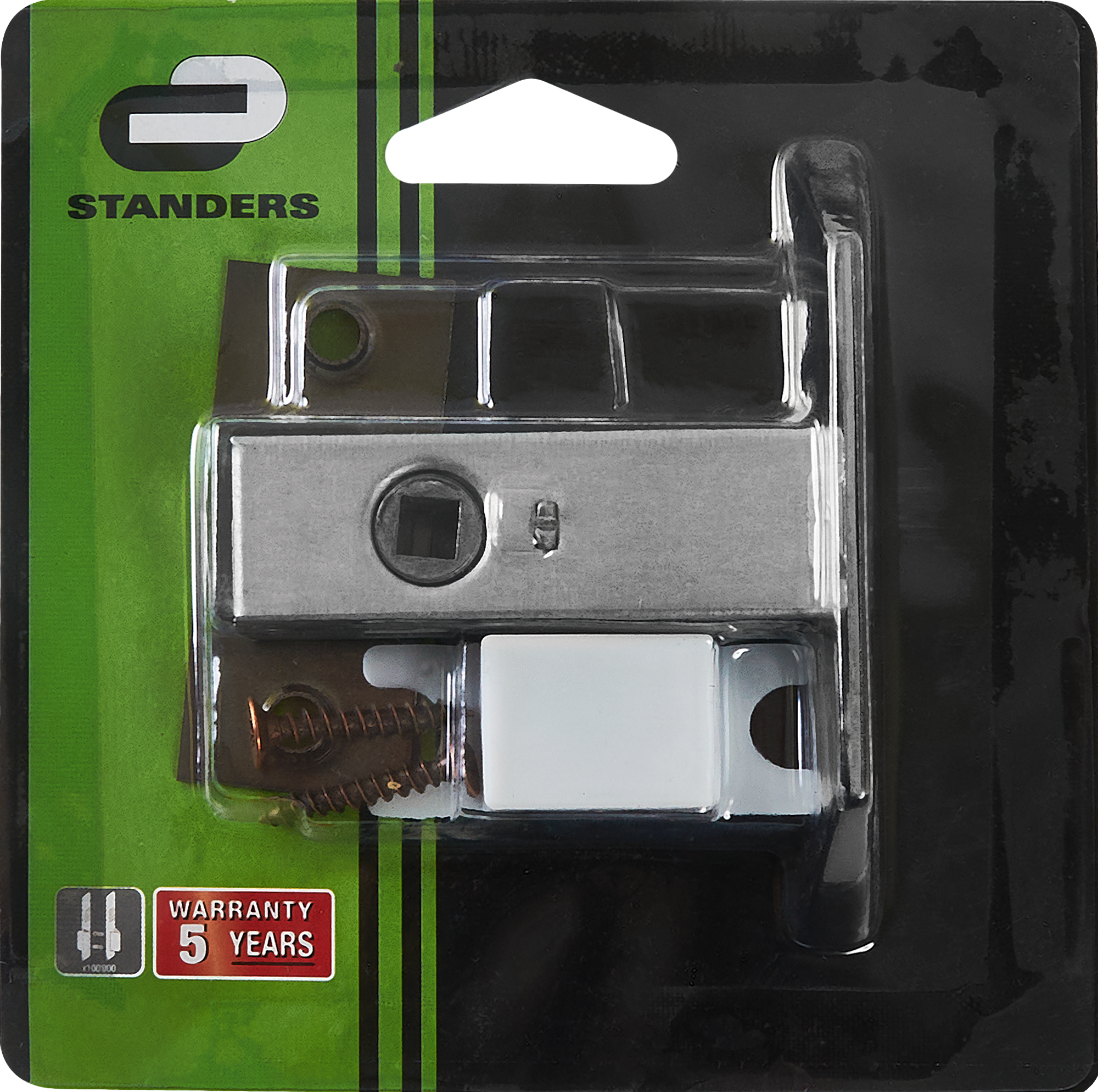 Задвижка межкомнатная Standers TL02-AC 65x57x25 мм металл цвет медь - 2