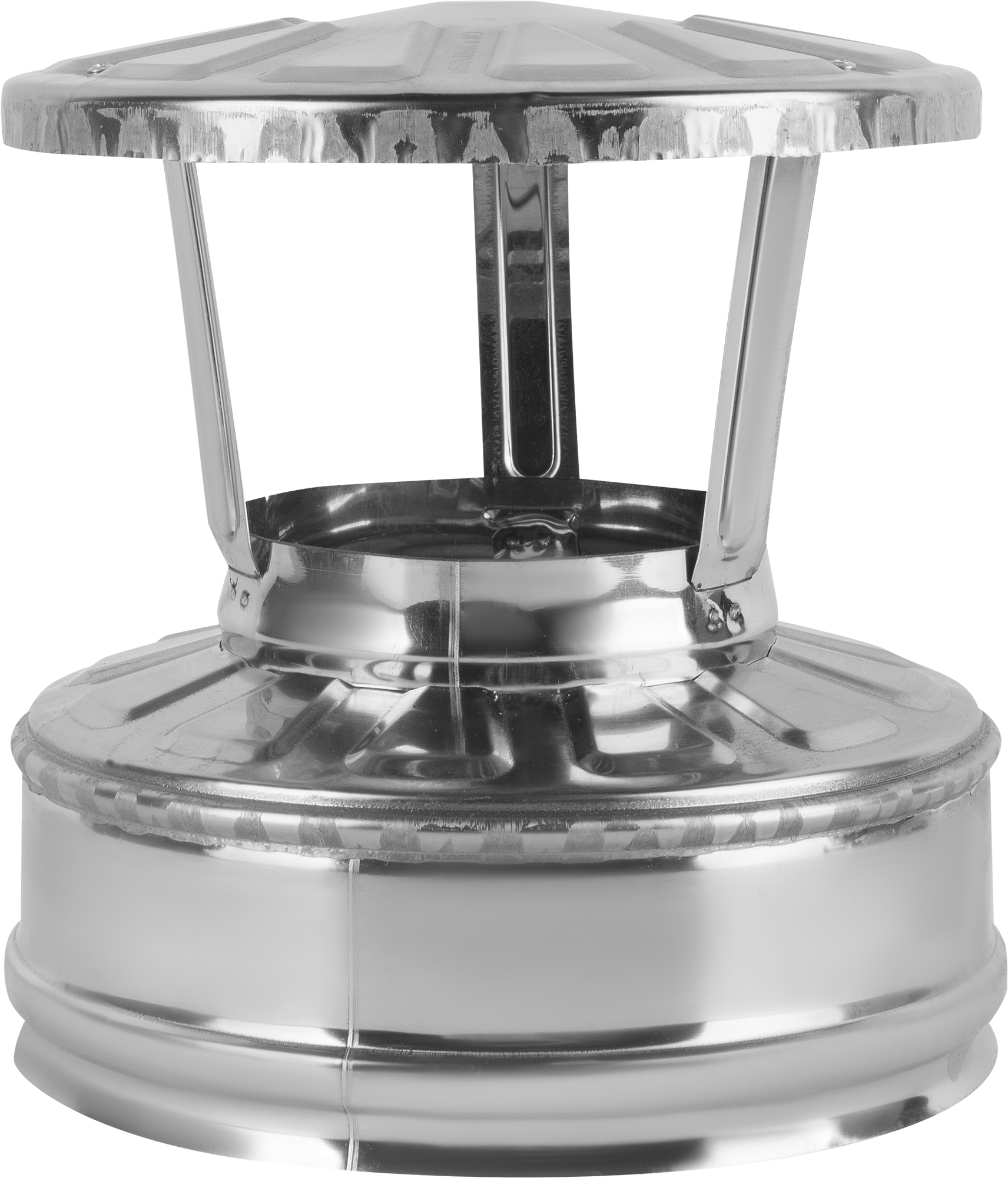 Изображение товара Оголовок из оцинкованной и нержавеющей стали для дымоотведения D150x210 мм