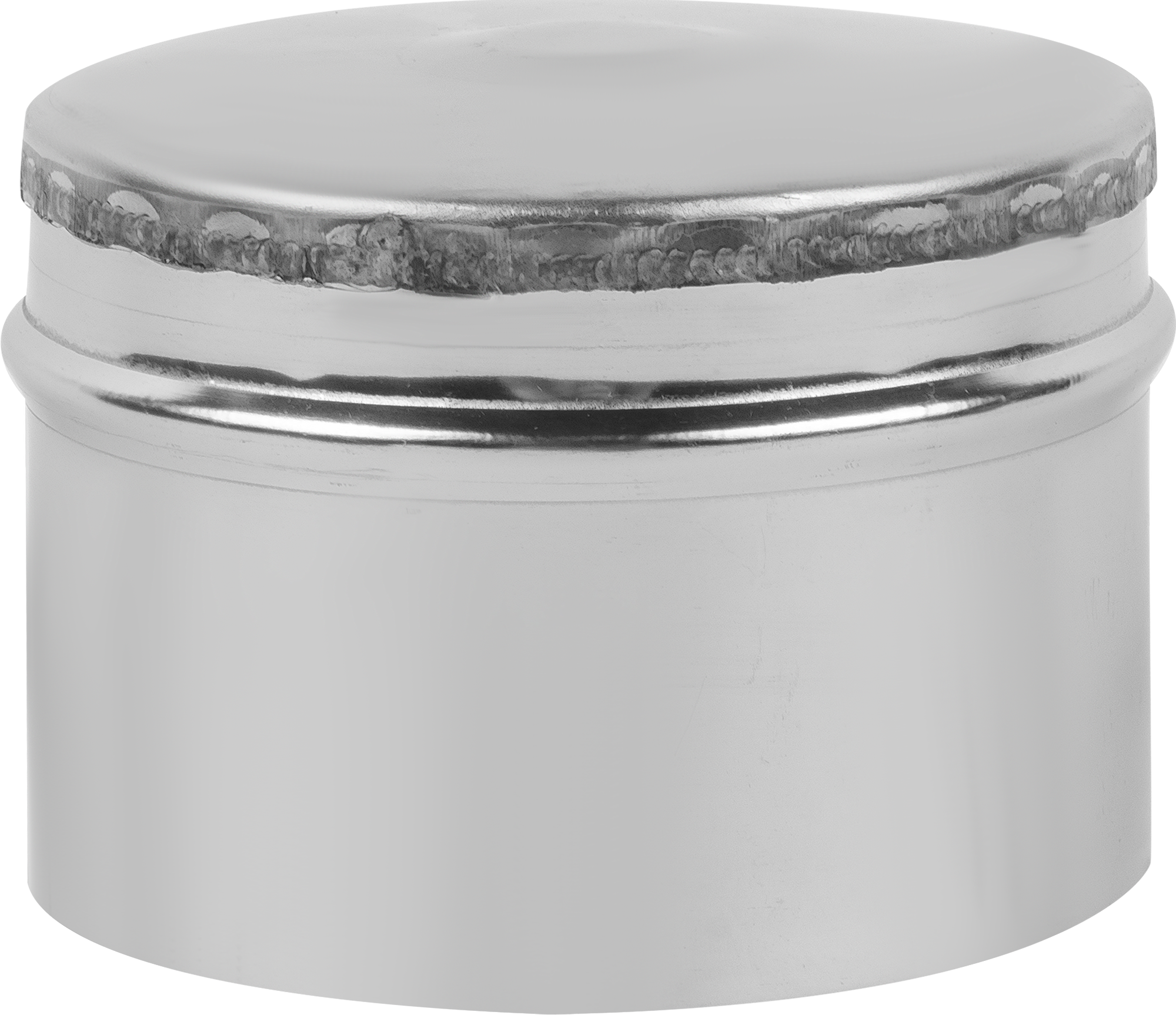 Изображение товара Заглушка внутренняя для трубы Металлик и Ко 110 мм нержавеющая сталь