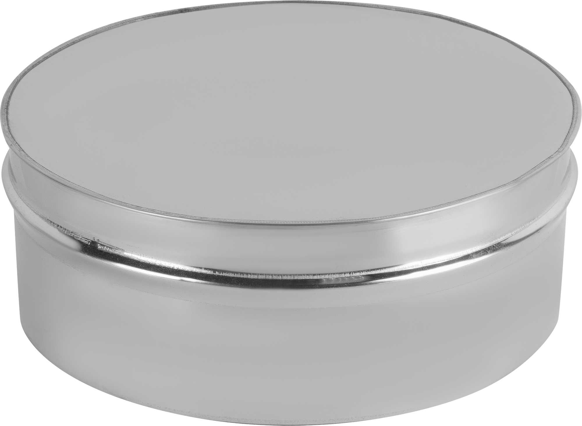 Изображение товара Заглушка для ревизии Металлик и Ко 150/210 мм оцинкованная сталь никель