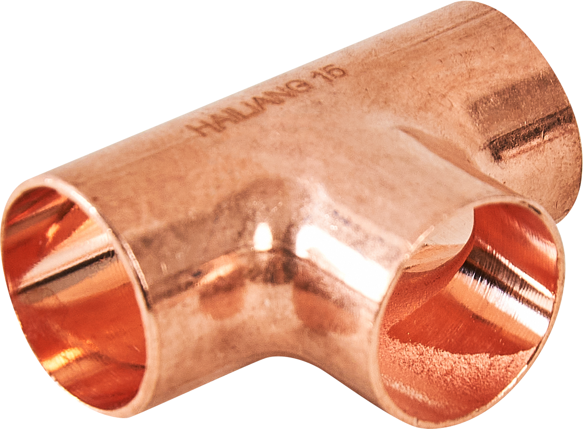 Изображение товара Тройник Hailiang ø15 мм медь