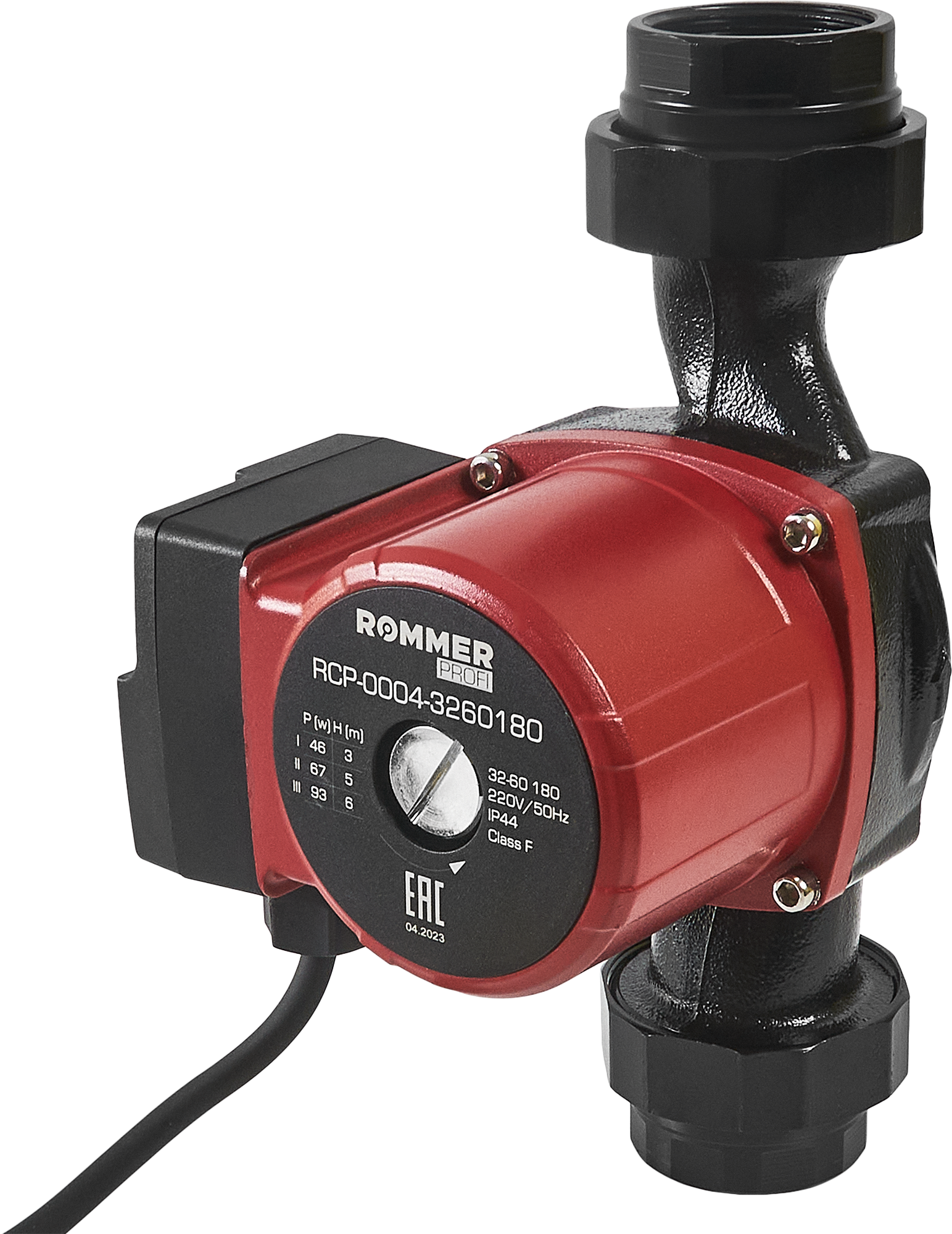 Изображение товара Циркуляционный насос Rommer Profi 32/6 180мм 2 дюйма для систем отопления и водоснабжения