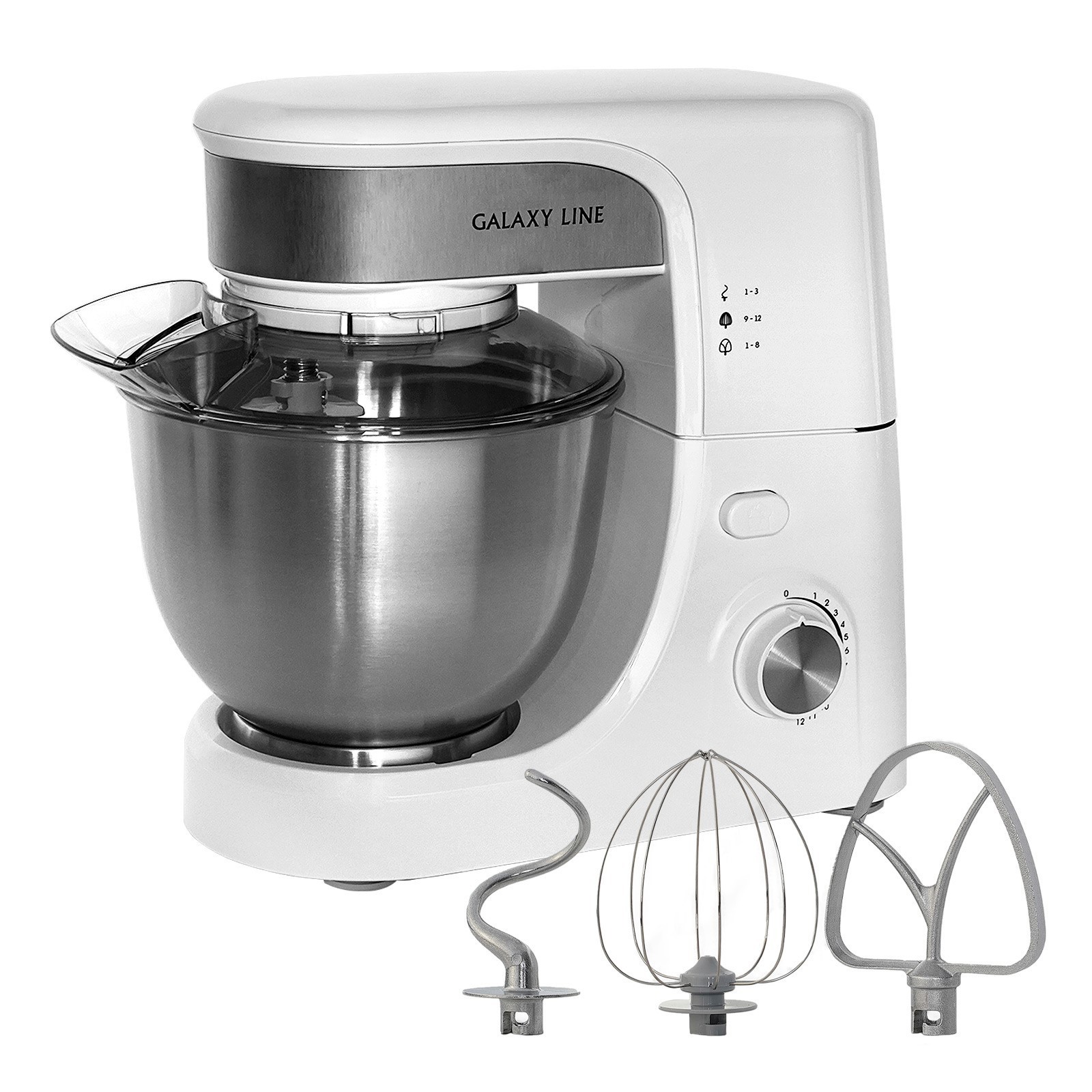 Изображение товара Планетарный миксер Galaxy GL 2231 700 Вт белый