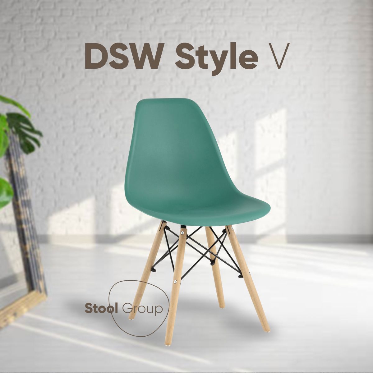 Изображение товара Стул кухонный Стул груп Style v 81x53x46 см пластик цвет серо-зеленый Изображение товара Стул кухонный Стул груп Style v 81x53x46 см пластик цвет серо-зеленый