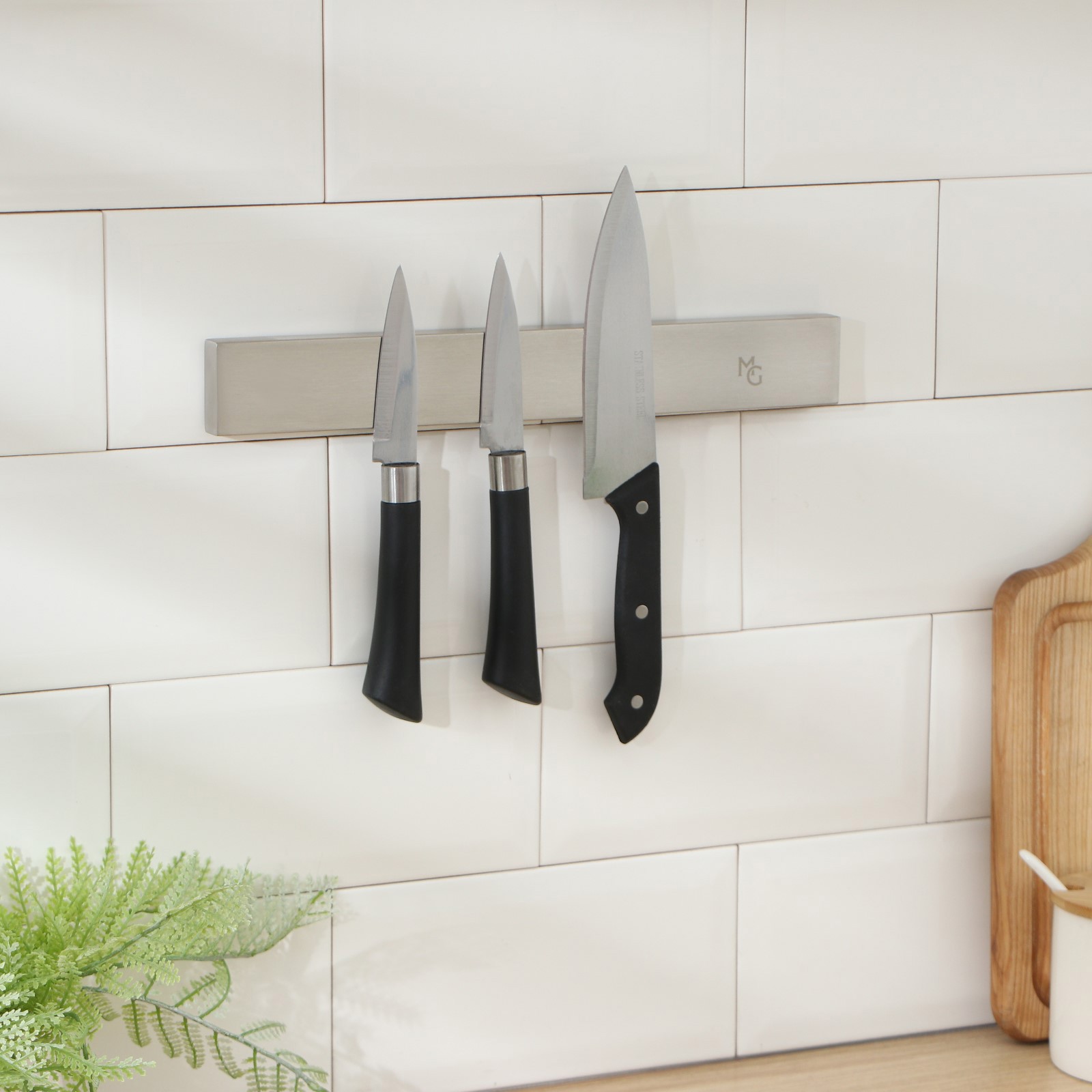 Изображение товара Держатель ножей Magistro 9039451 30 см сталь серебристый