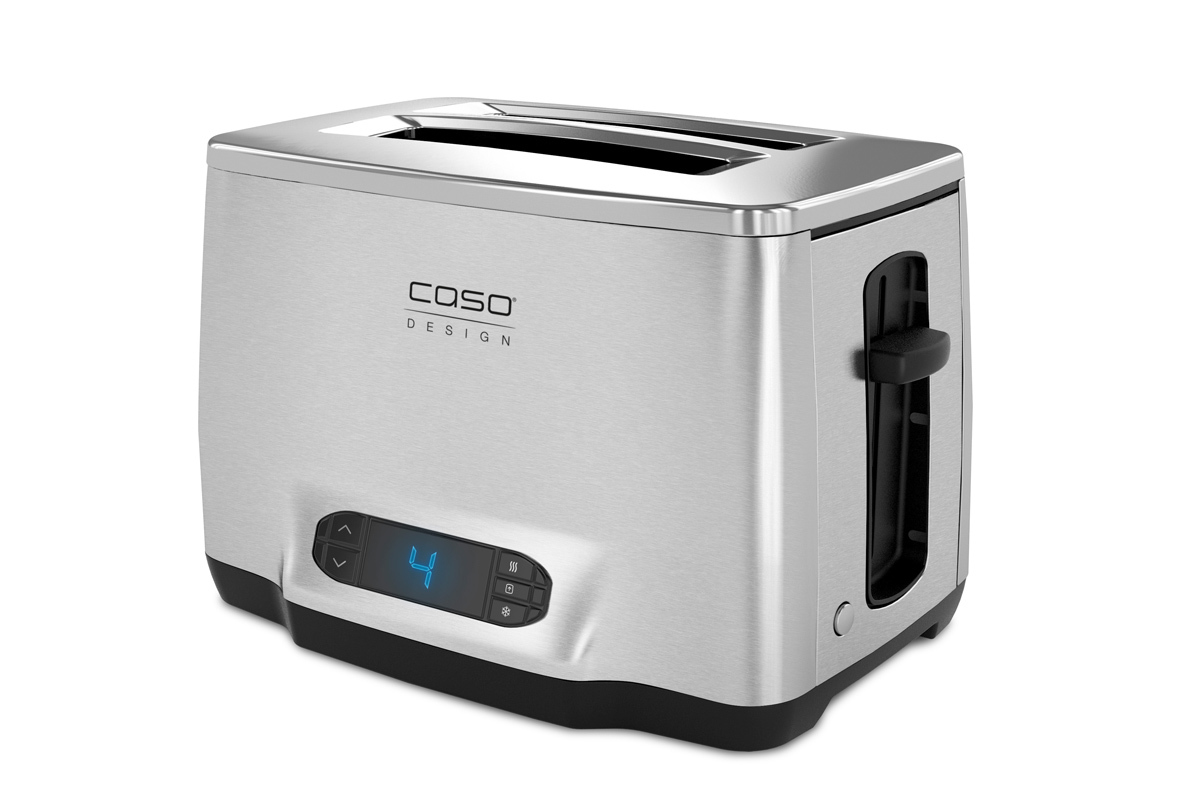 Изображение товара Тостер Caso Inox 2 из нержавеющей стали 2 слота с ЖК дисплеем