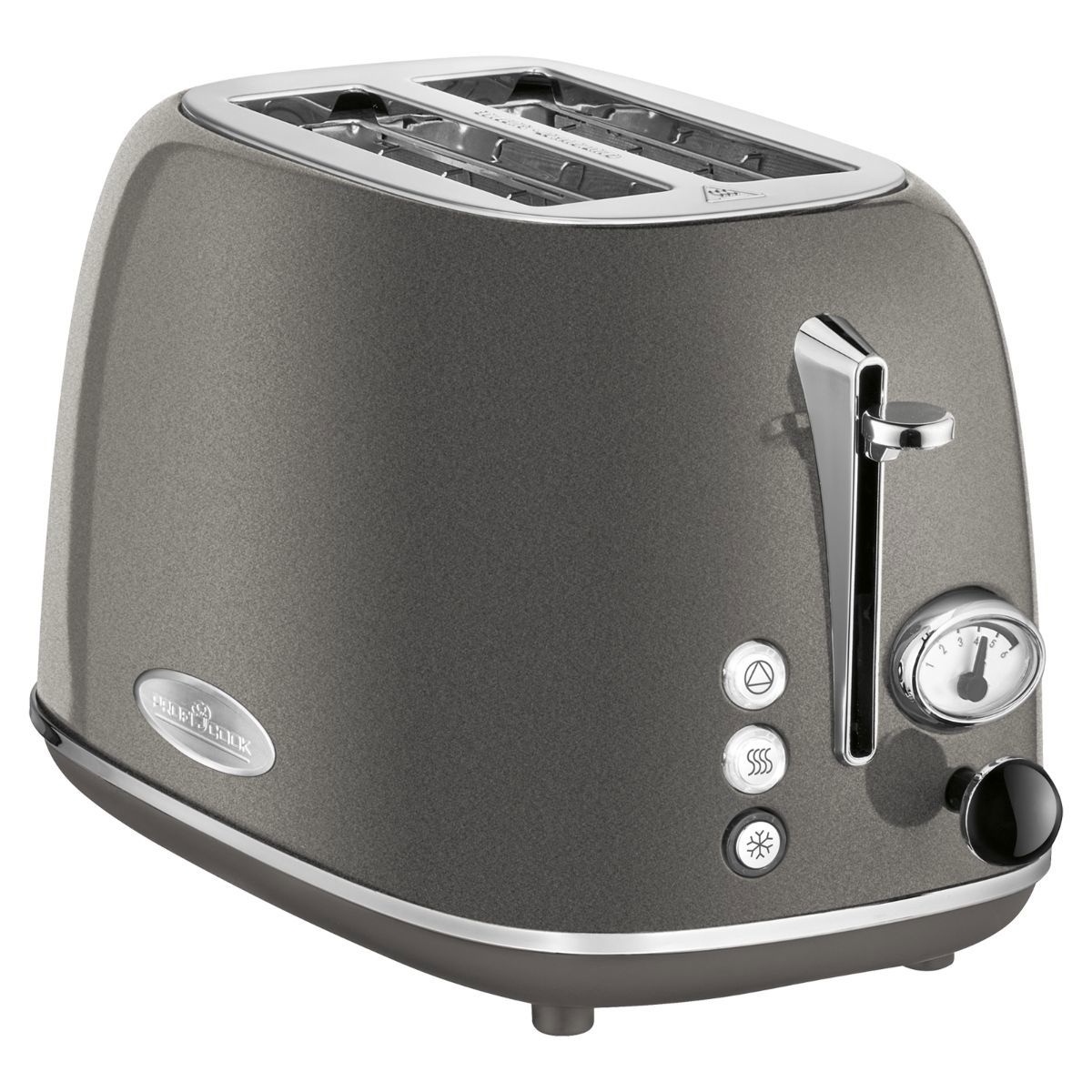 Изображение товара Тостер Profi Cook PC-TA 1193 антрацитовый винтажный стиль высокая функциональность