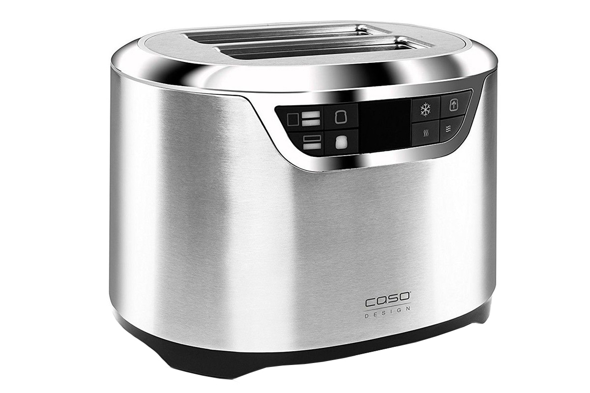 Изображение товара Тостер Caso T2 из нержавеющей стали с ЖК дисплеем и функциями размораживания