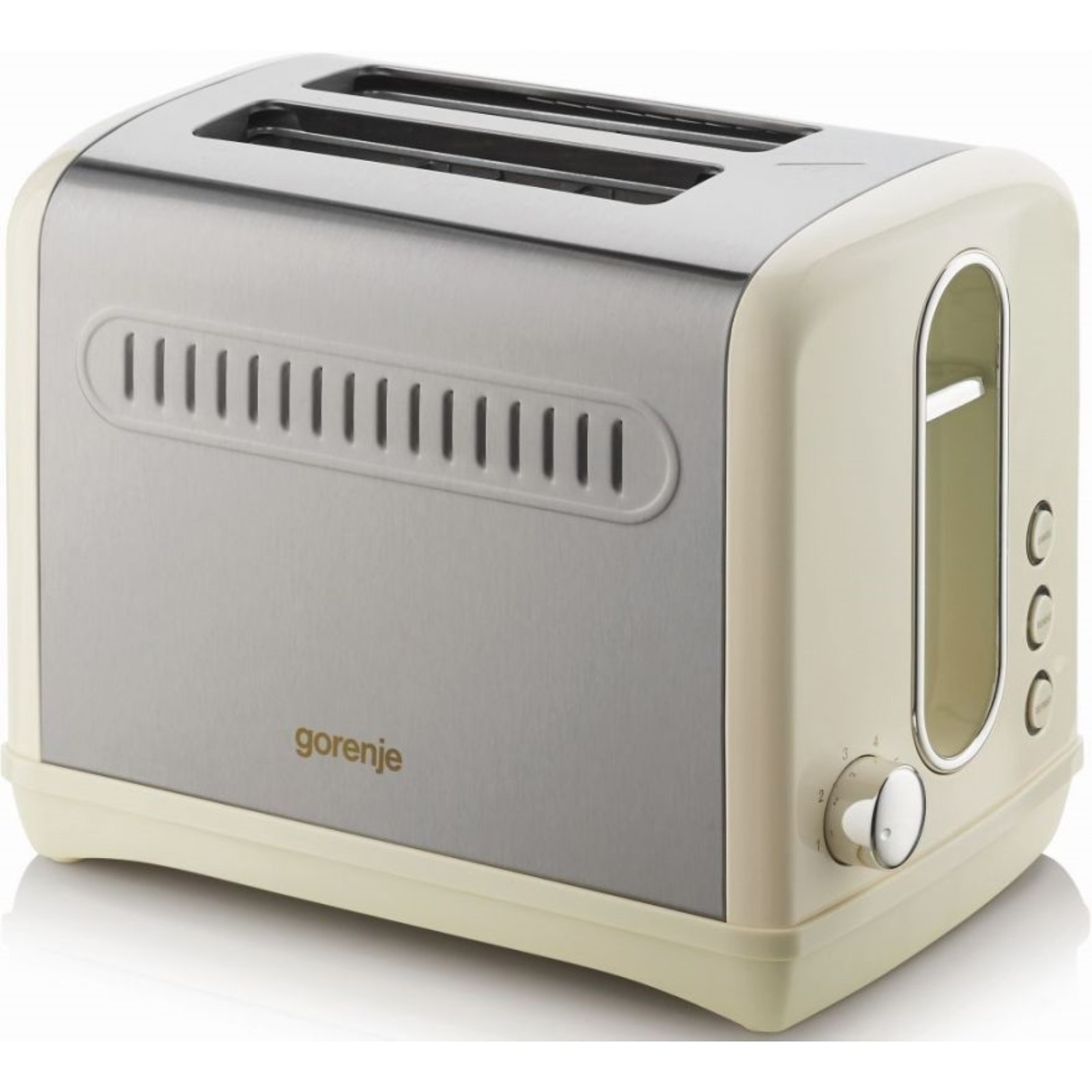 Изображение товара Тостер Gorenje T1100CLI металлик 860 Вт 6 режимов 2 тоста