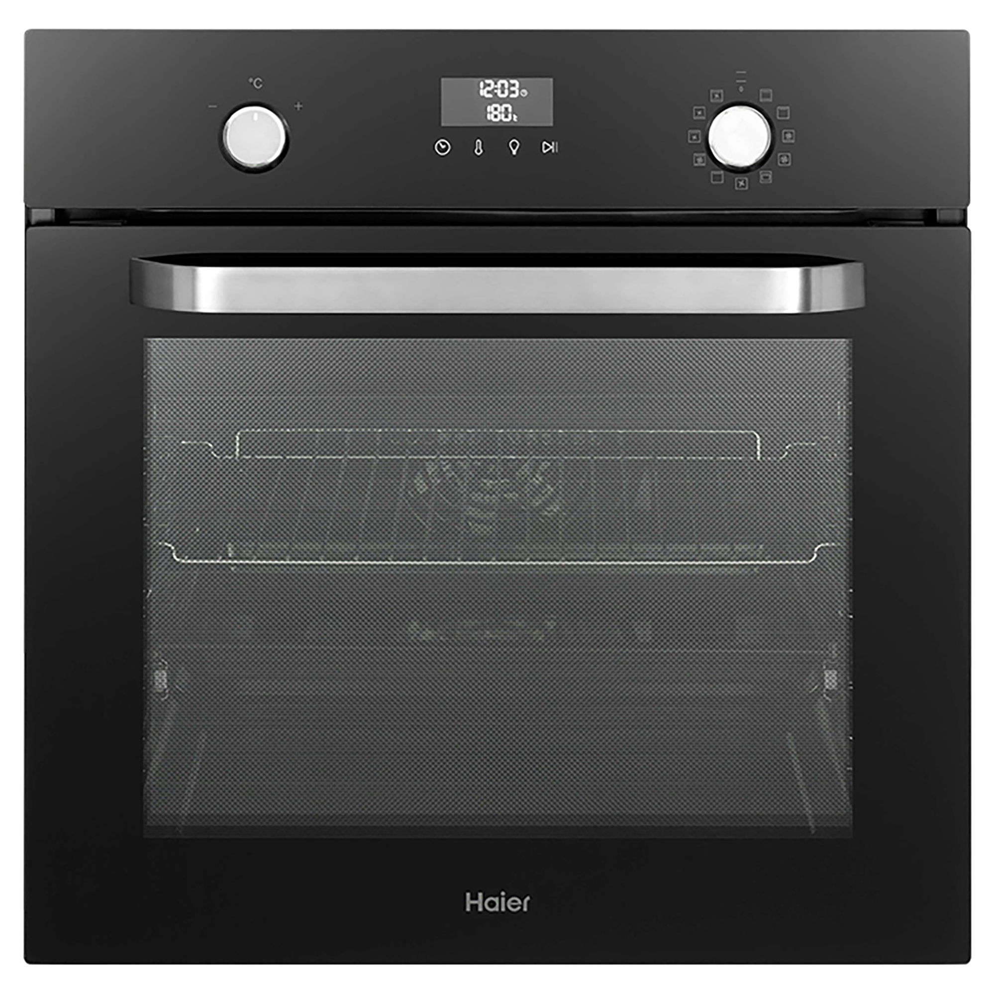 Изображение товара Электрический духовой шкаф Haier HOX-P11HGB 59.5x59.5x56.7 см цвет черный