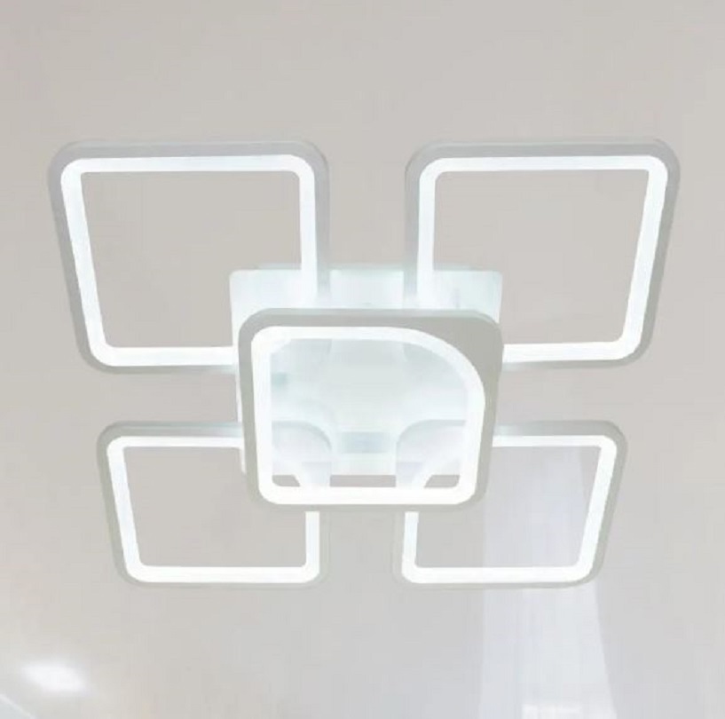 Изображение товара Люстра потолочная Safilight 6012-5-WH с пультом управления 25 м² регулируемый белый свет цвет белый